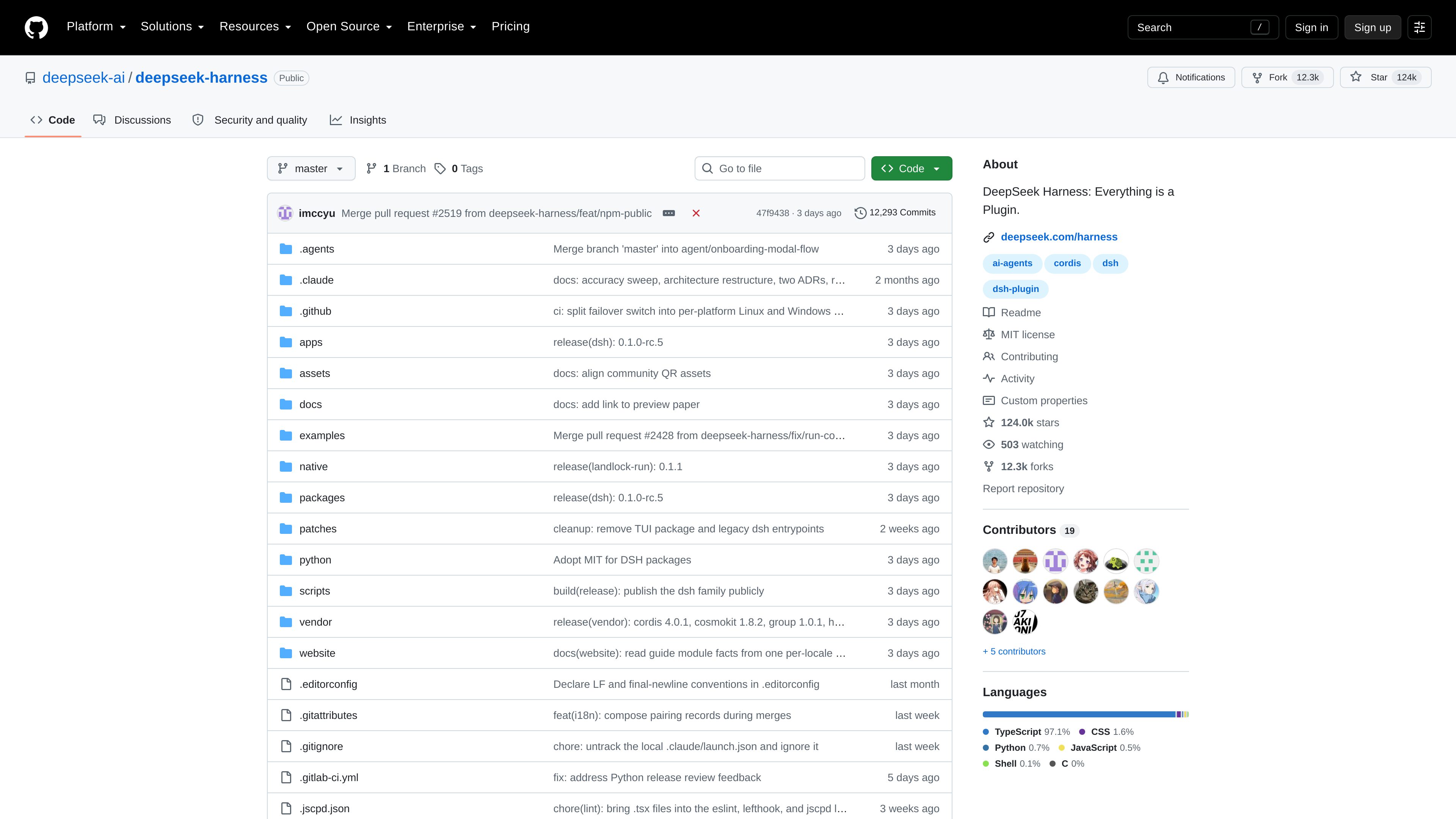 DeepSeek Harness preview