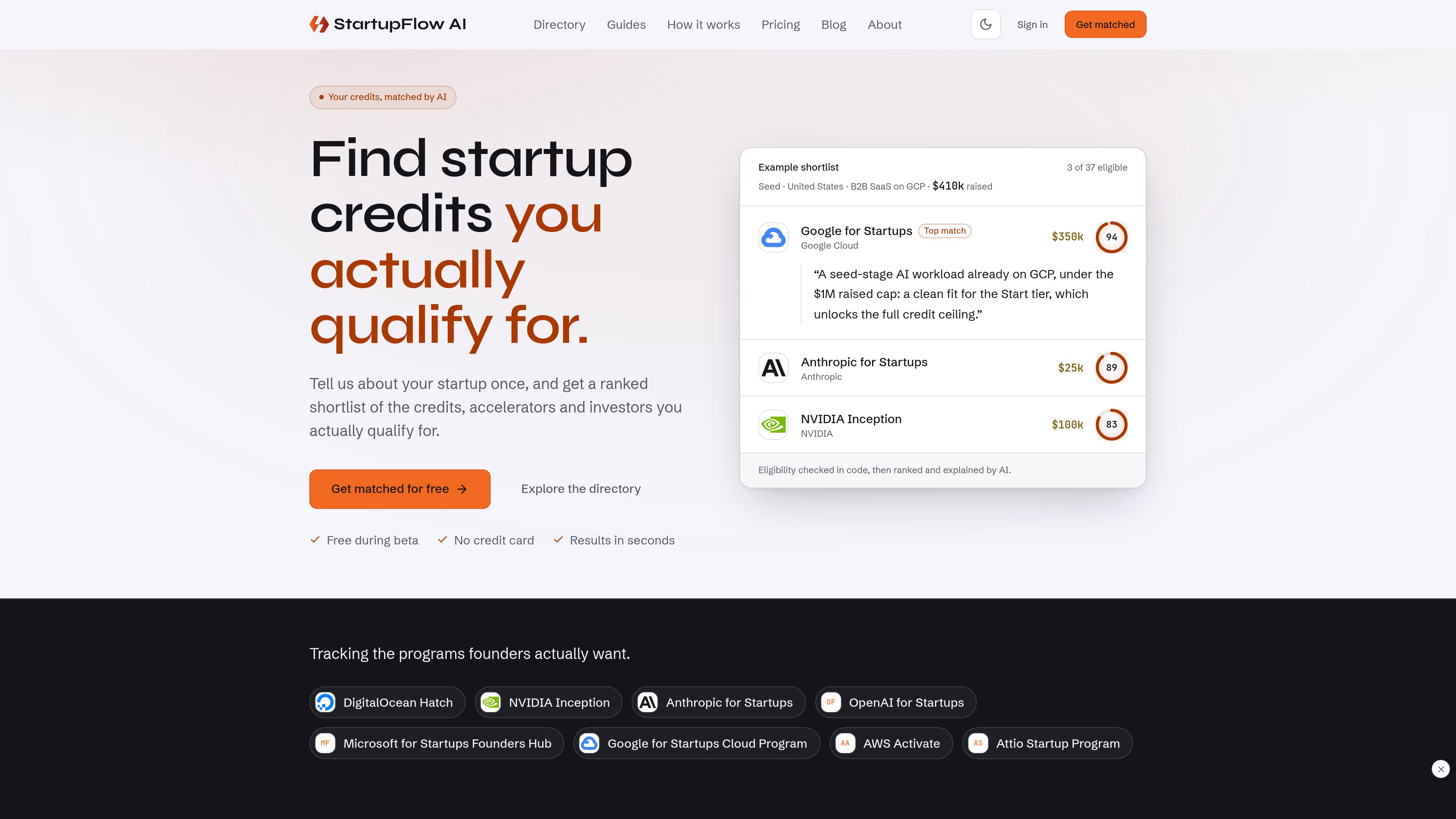 StartupFlow AI preview