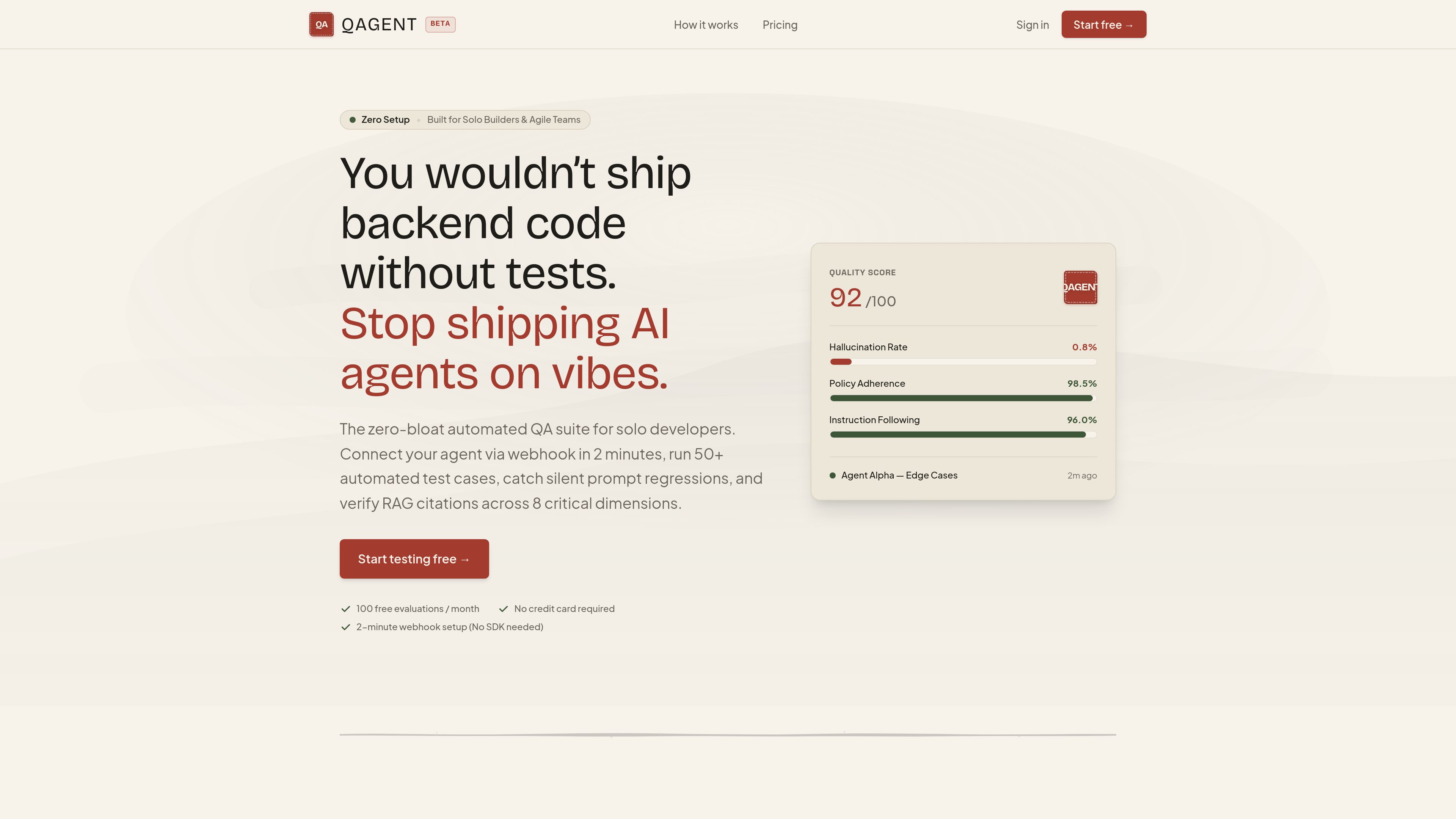 QAgent preview