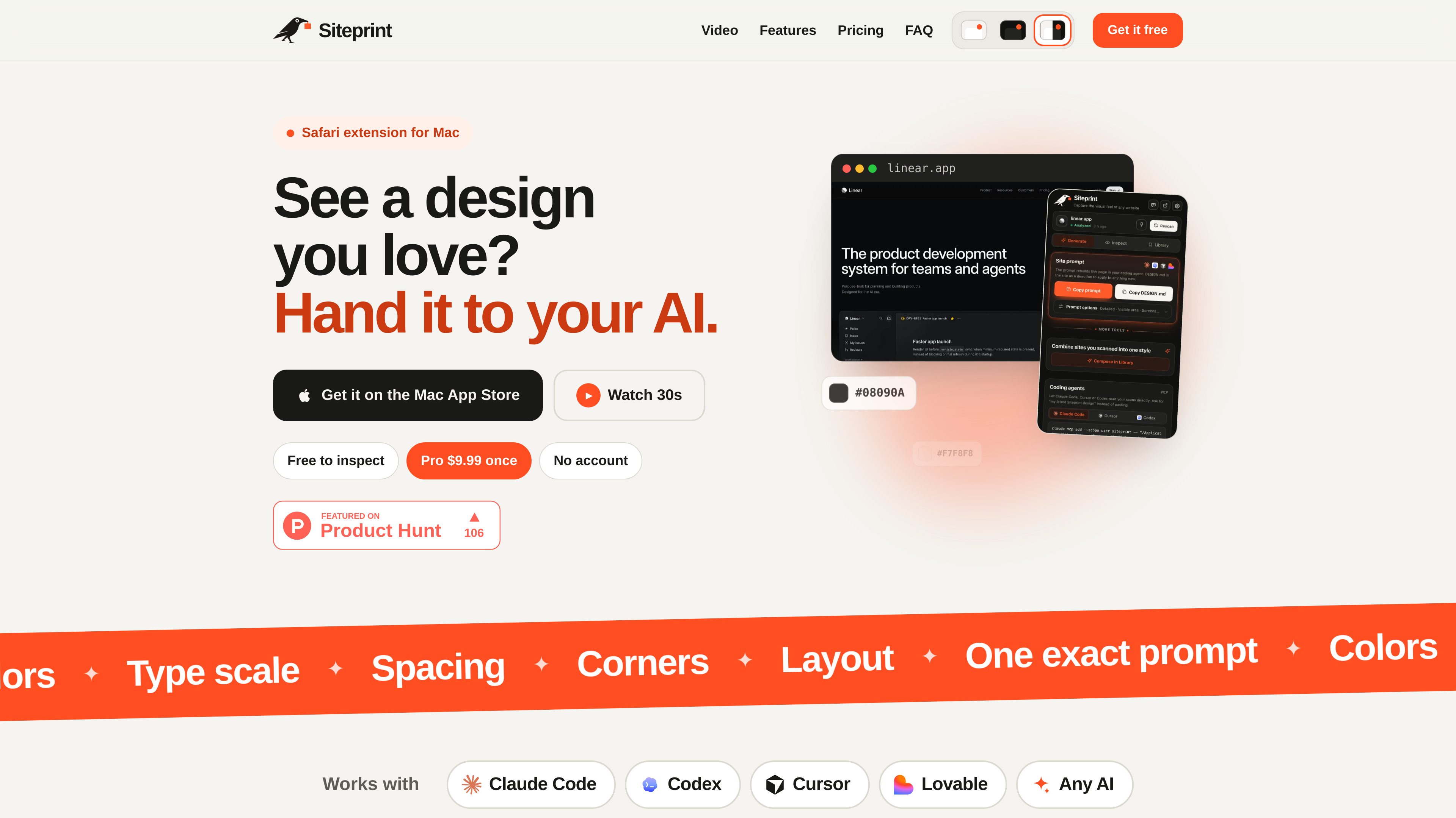 Siteprint preview