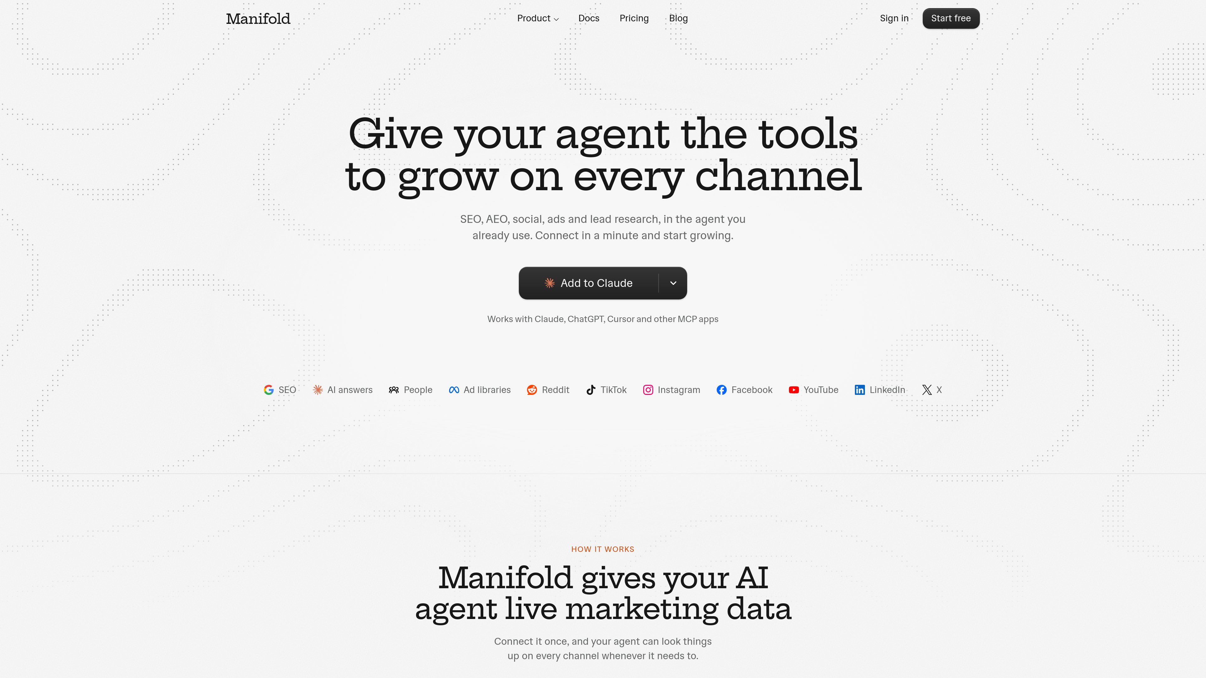 Manifold MCP preview