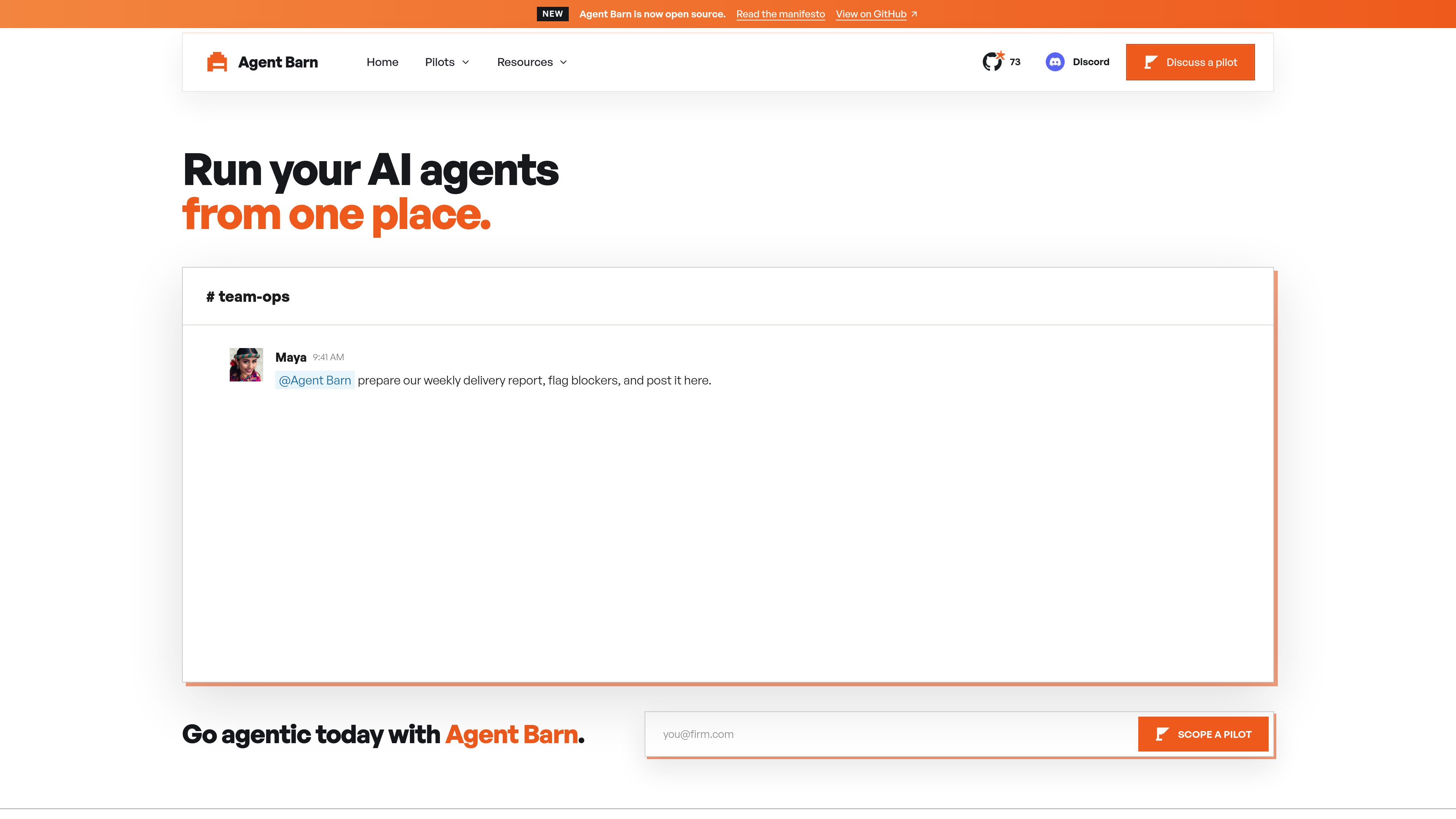 Agent Barn preview