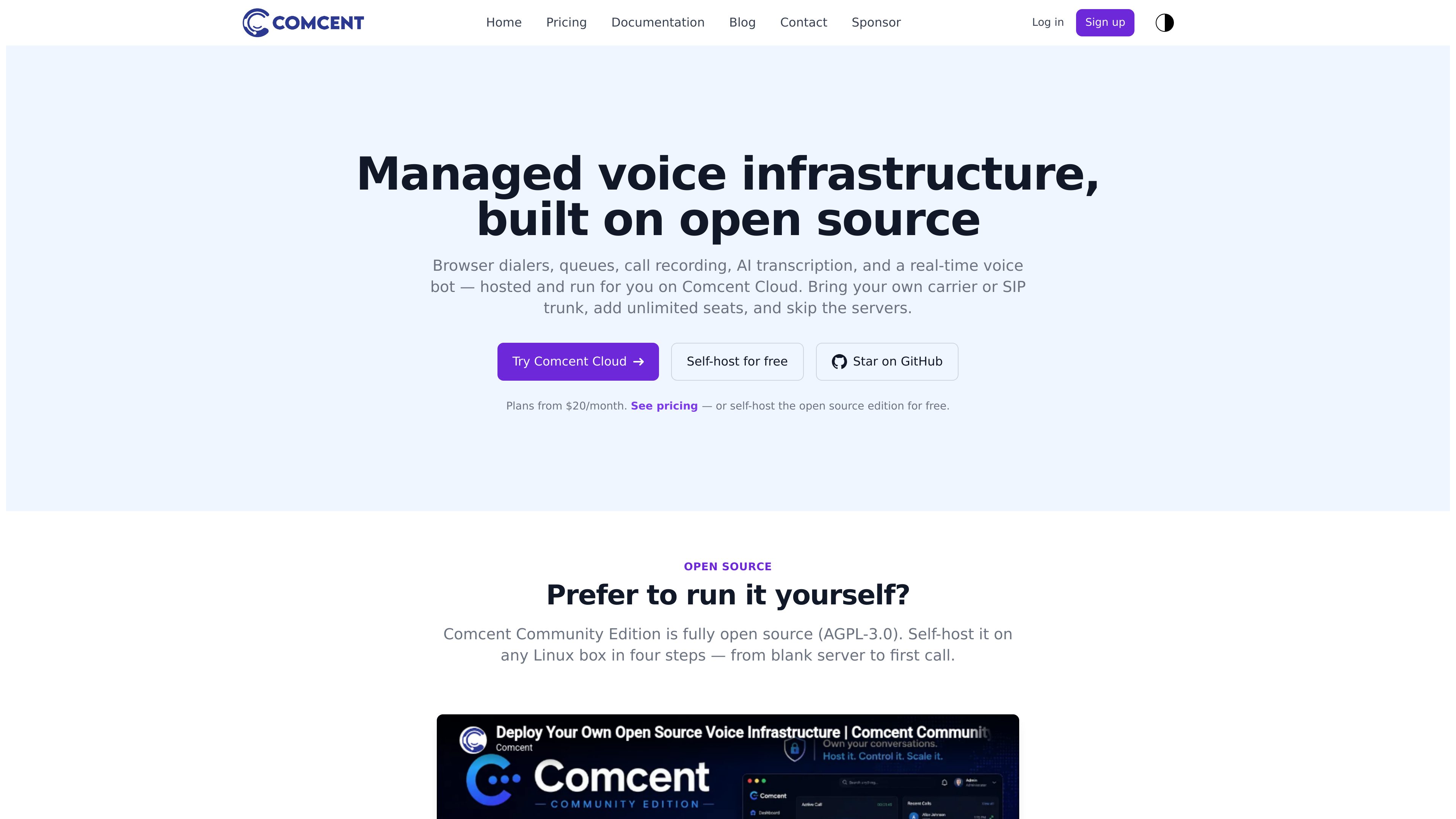 Comcent preview