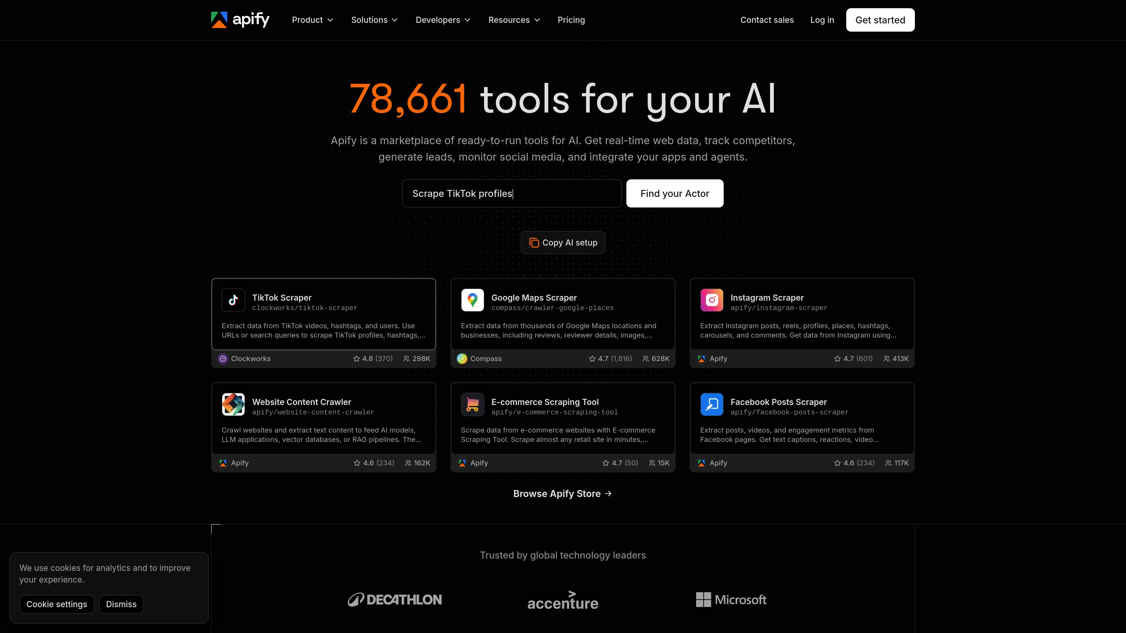 Apify preview