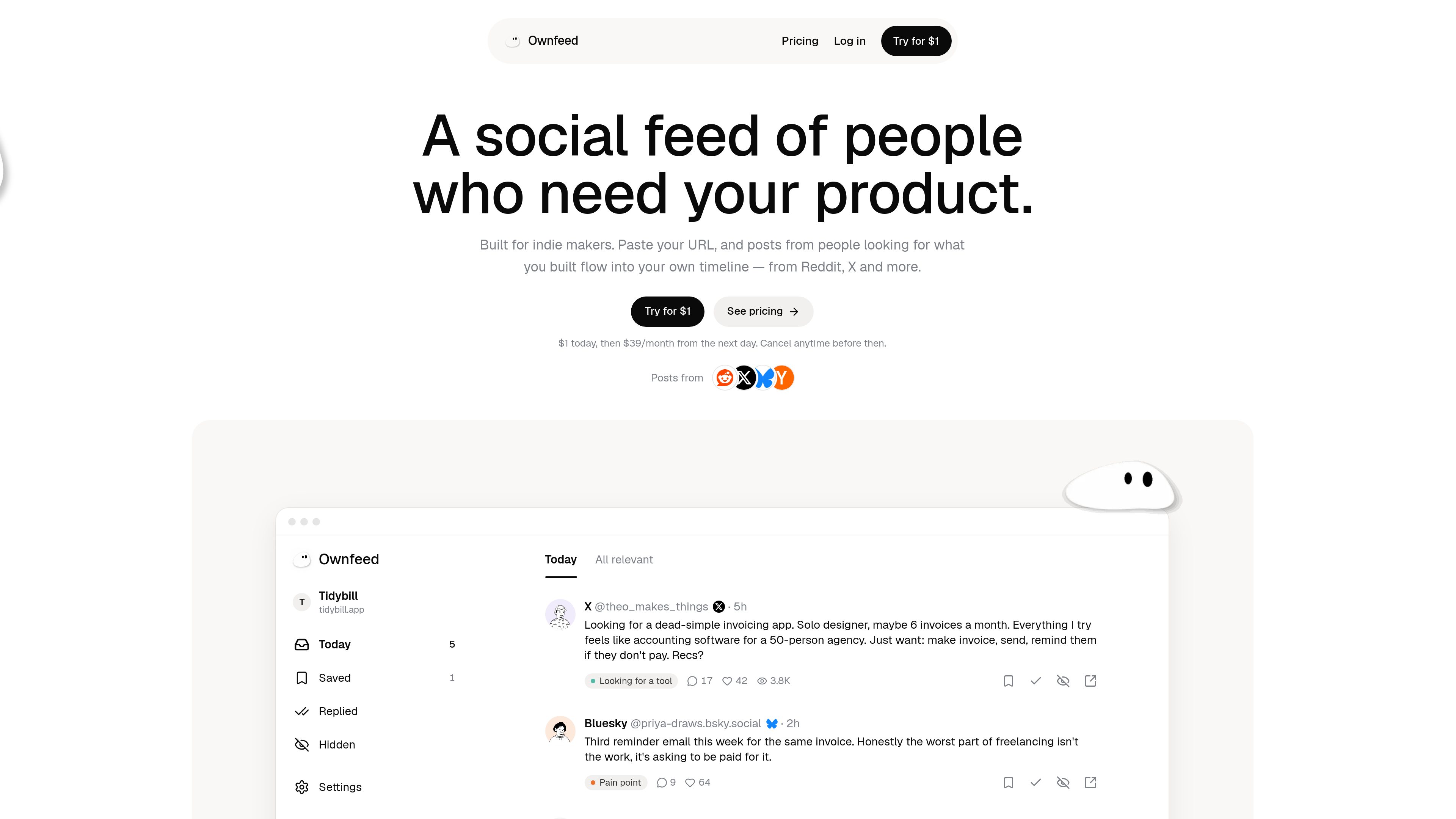 Ownfeed preview