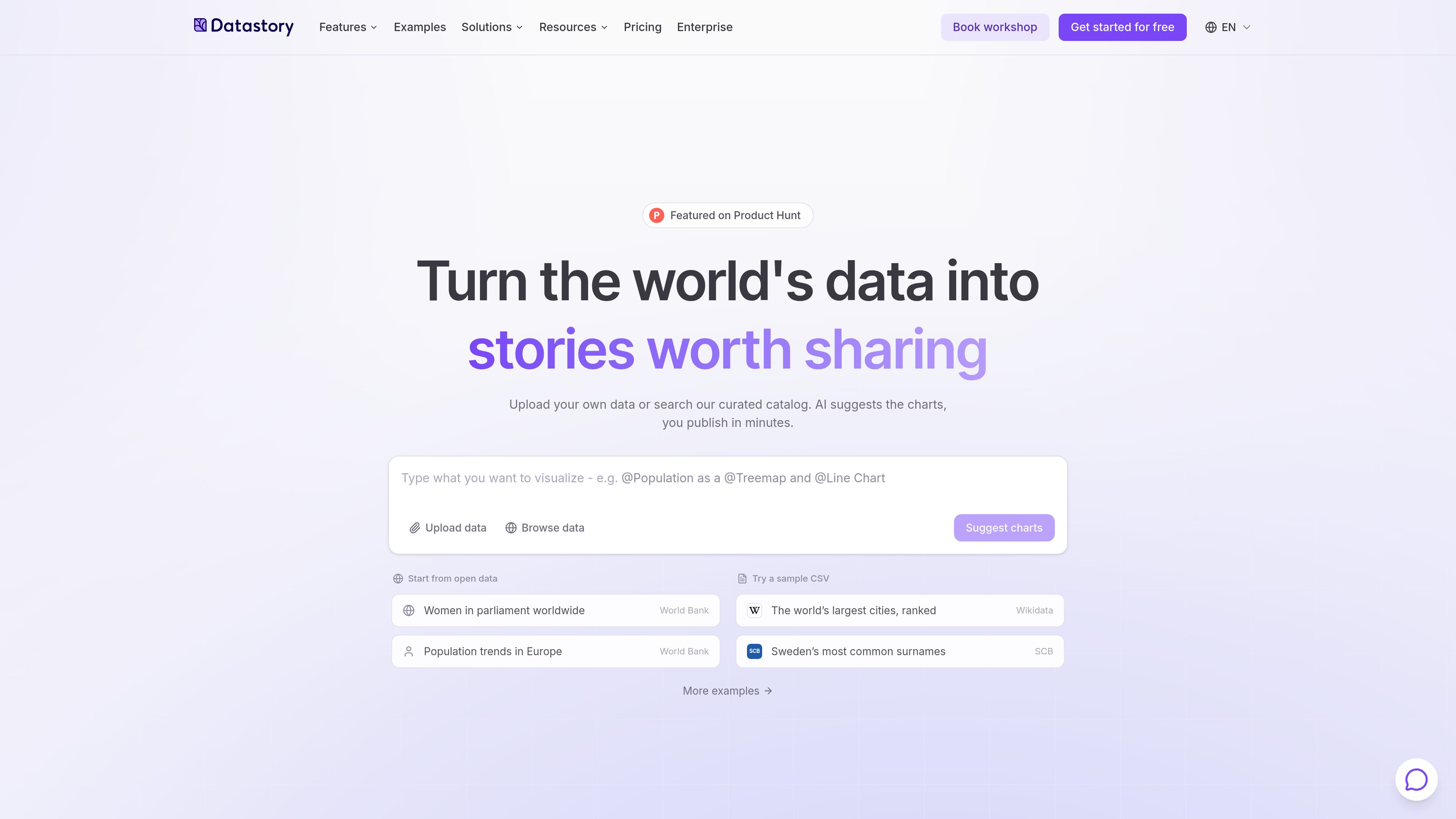 Datastory preview