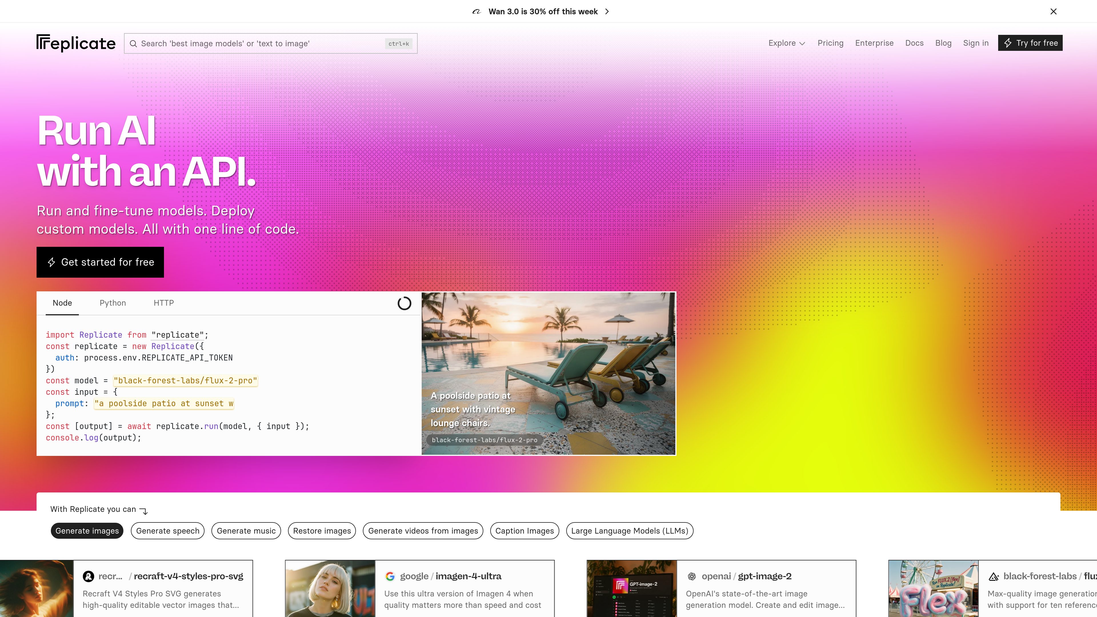Replicate preview
