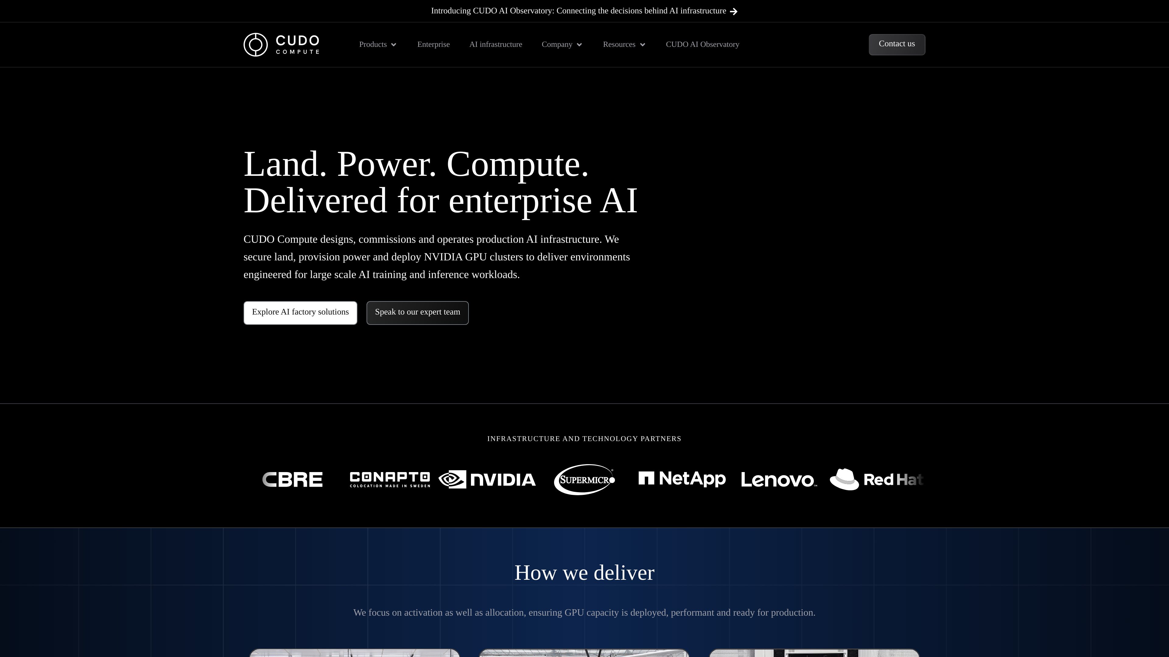 CUDO Compute preview