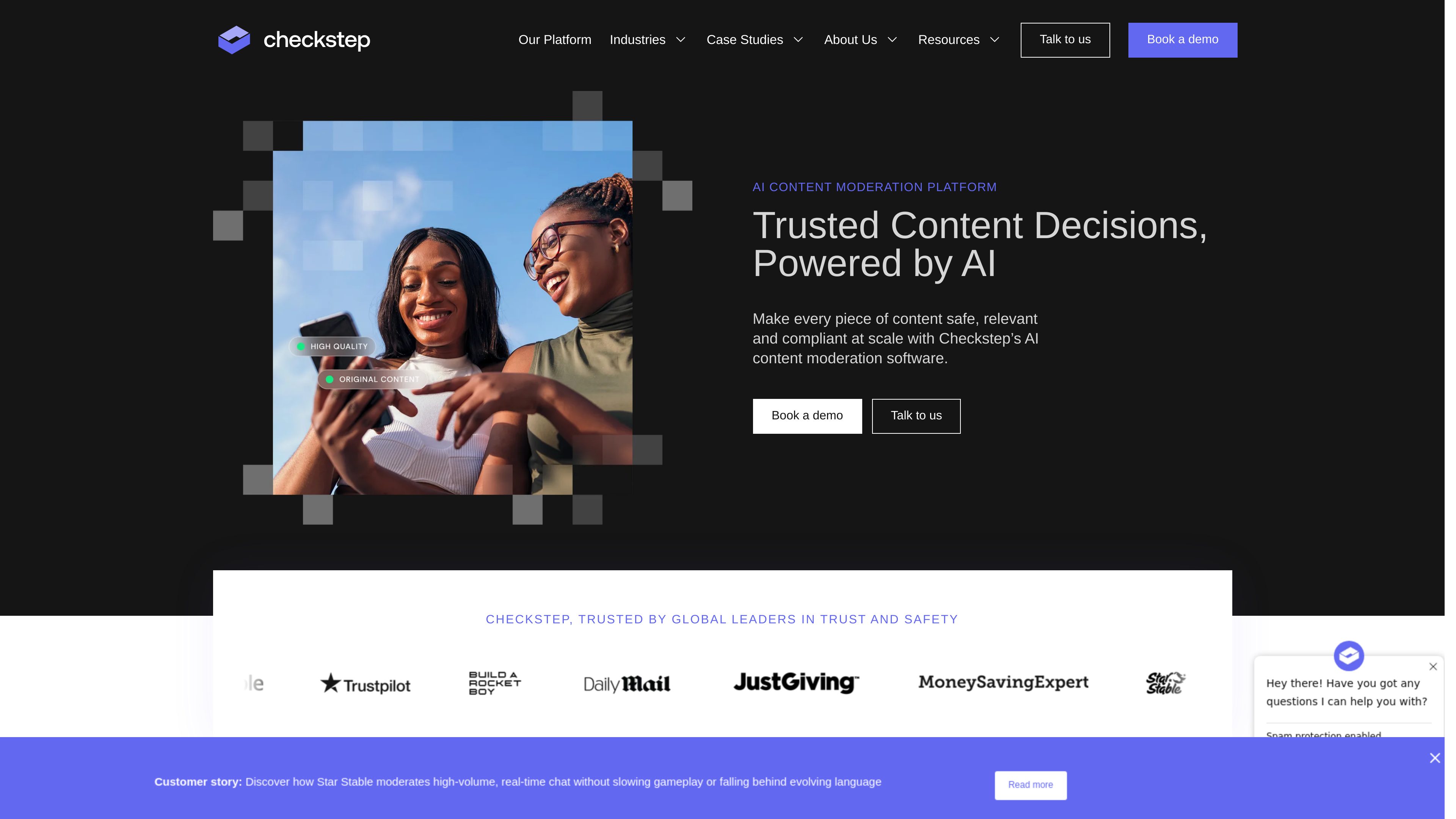 Checkstep preview