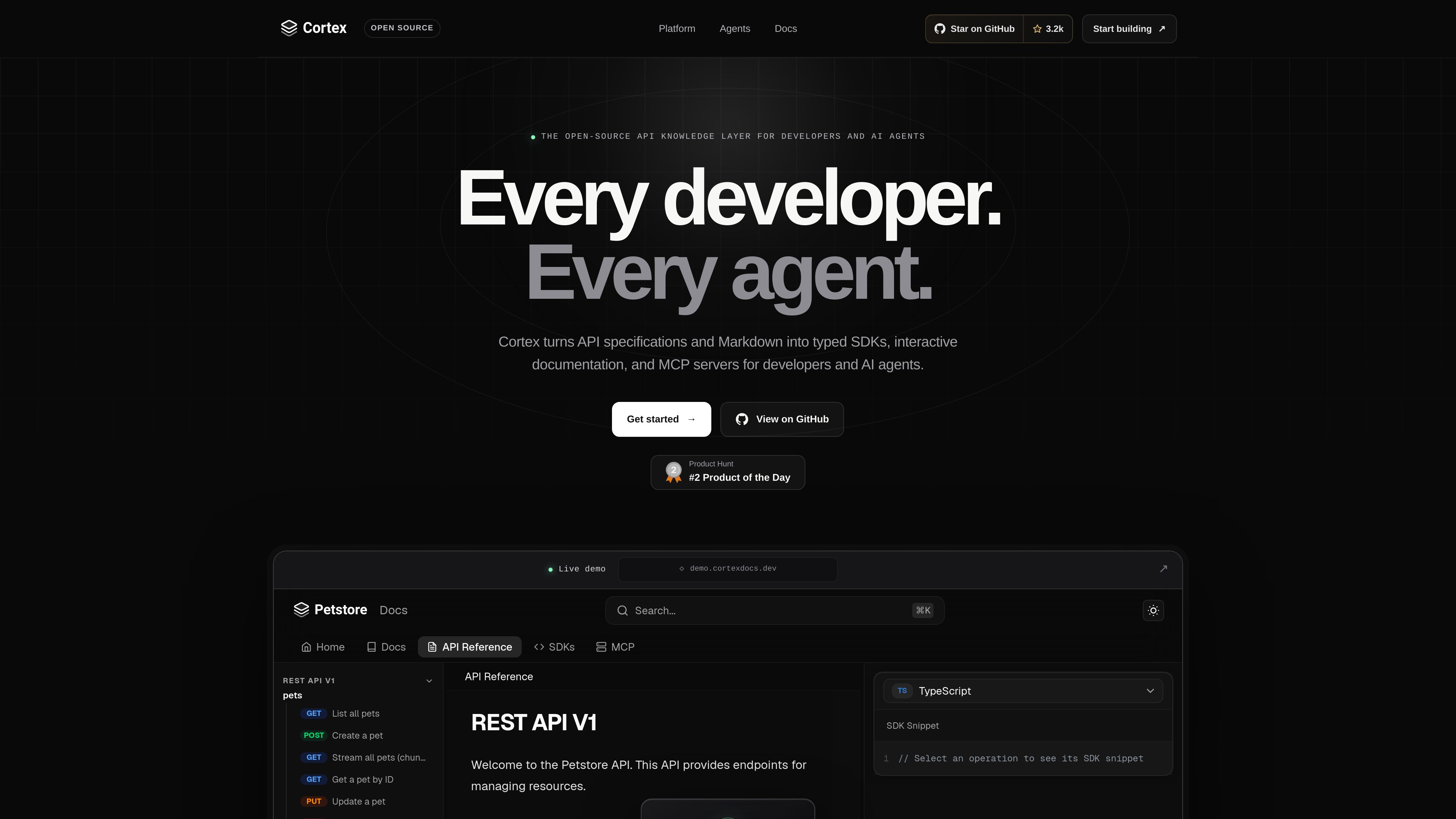 Cortex Docs preview