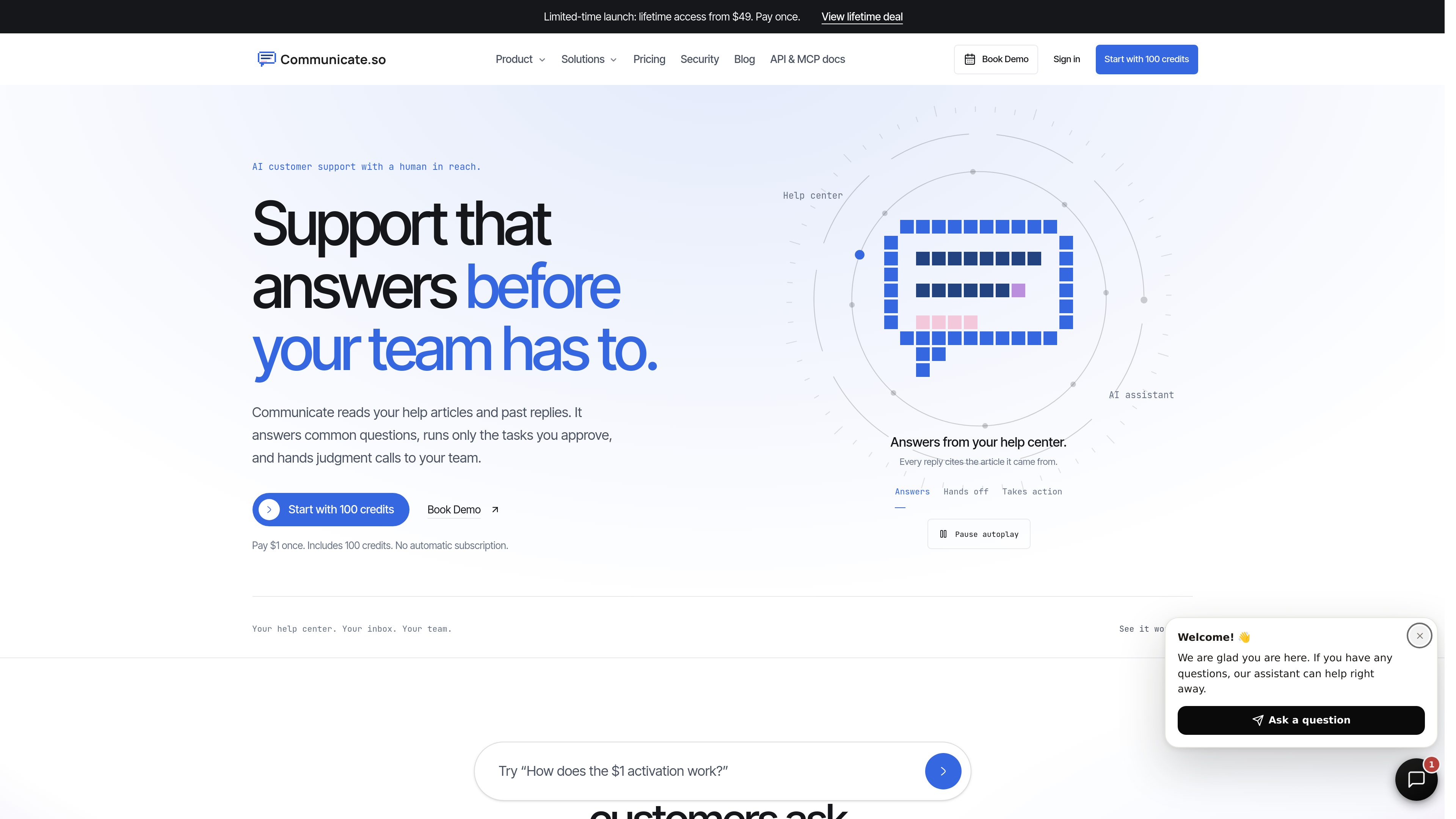 Communicate preview