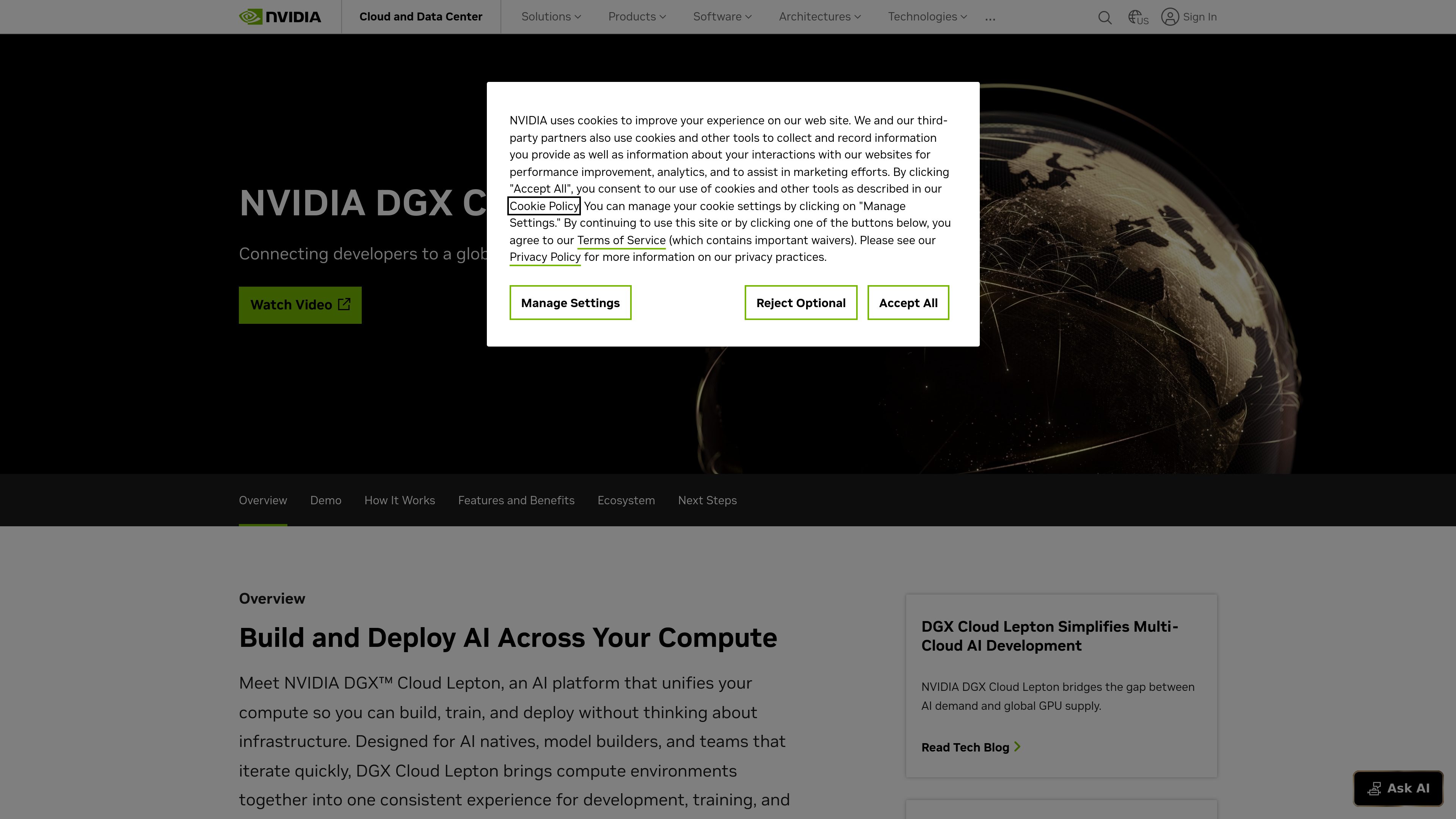 NVIDIA DGX Cloud Lepton preview