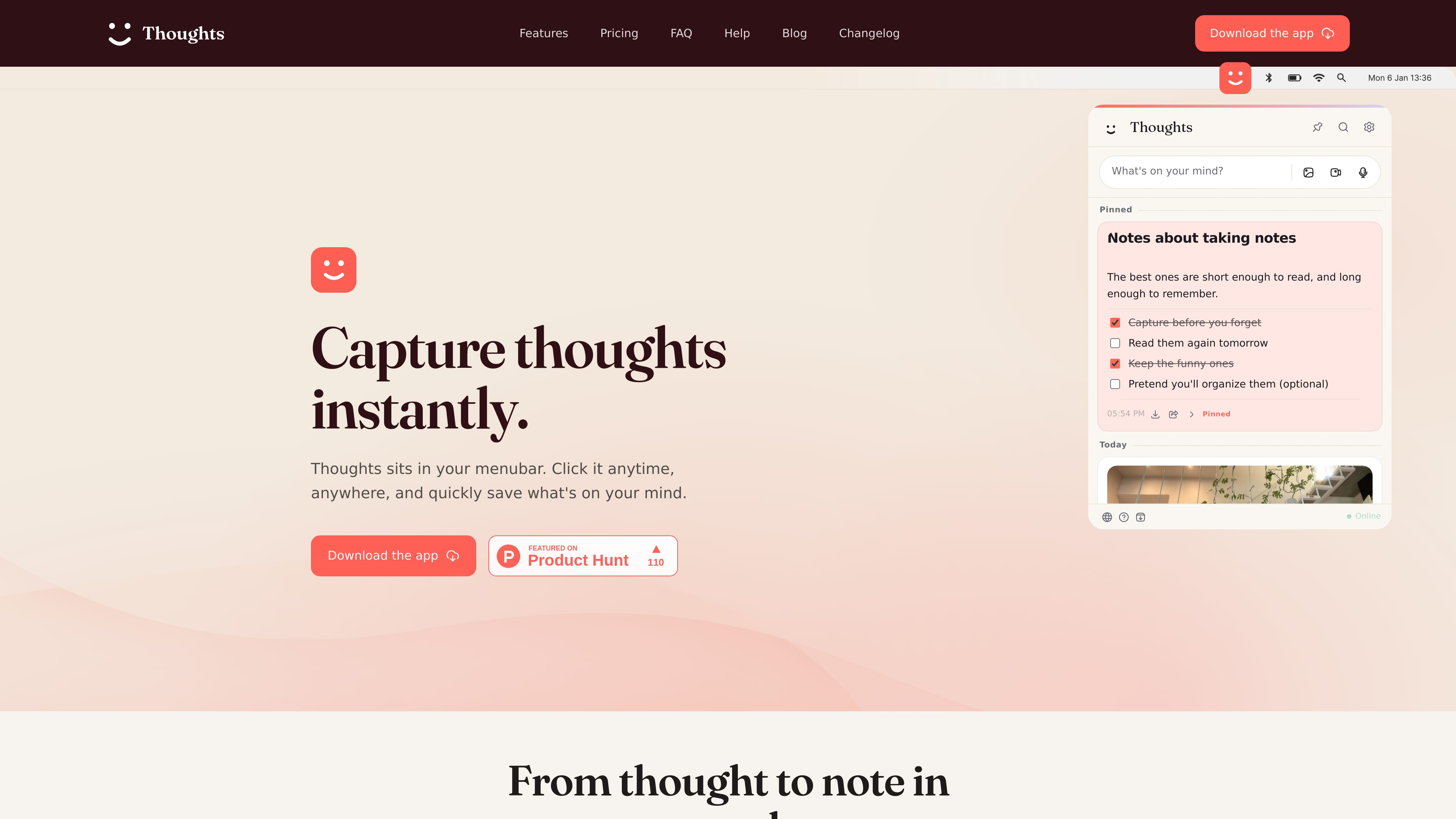 Thoughts preview
