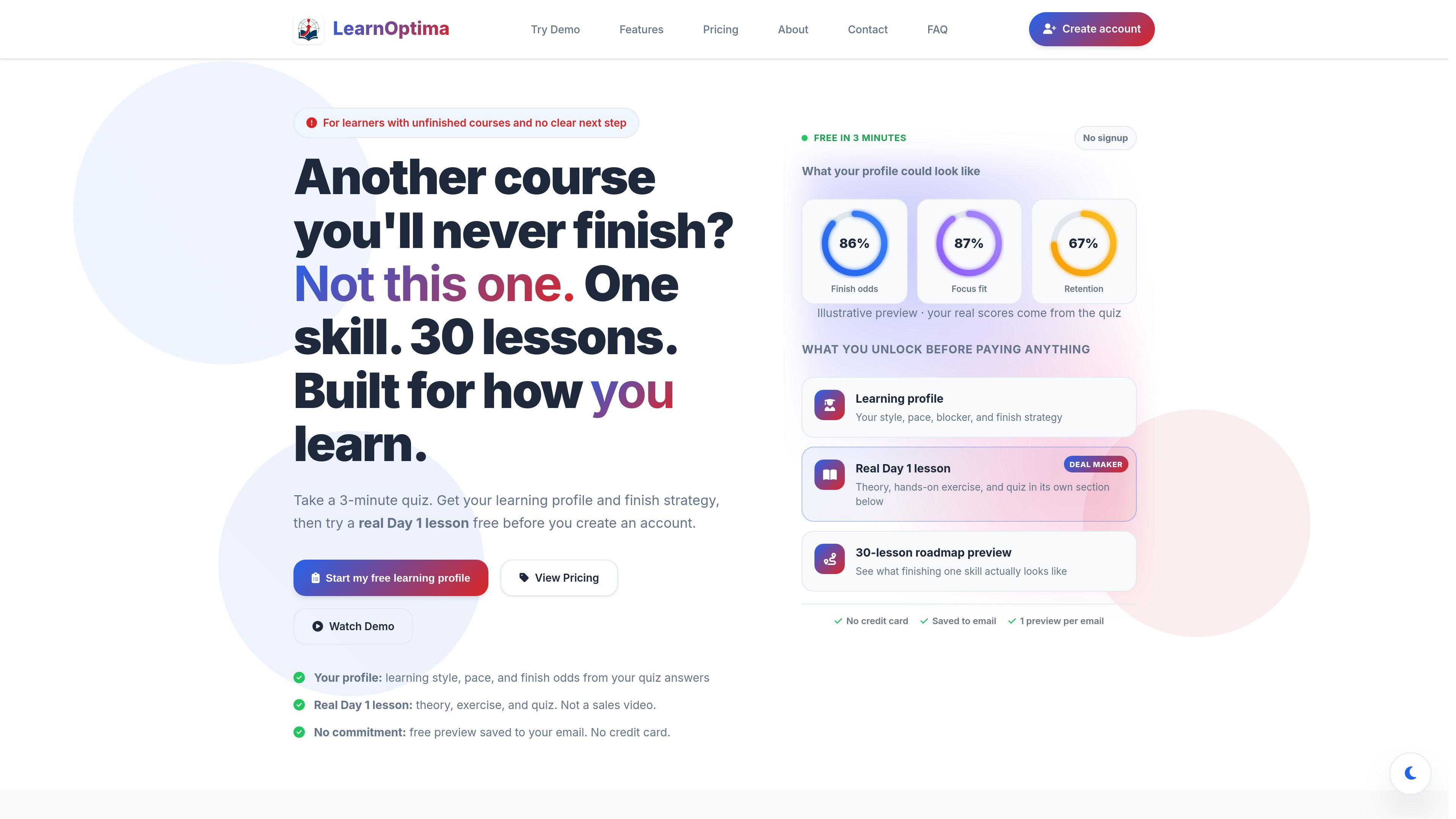 LearnOptima preview