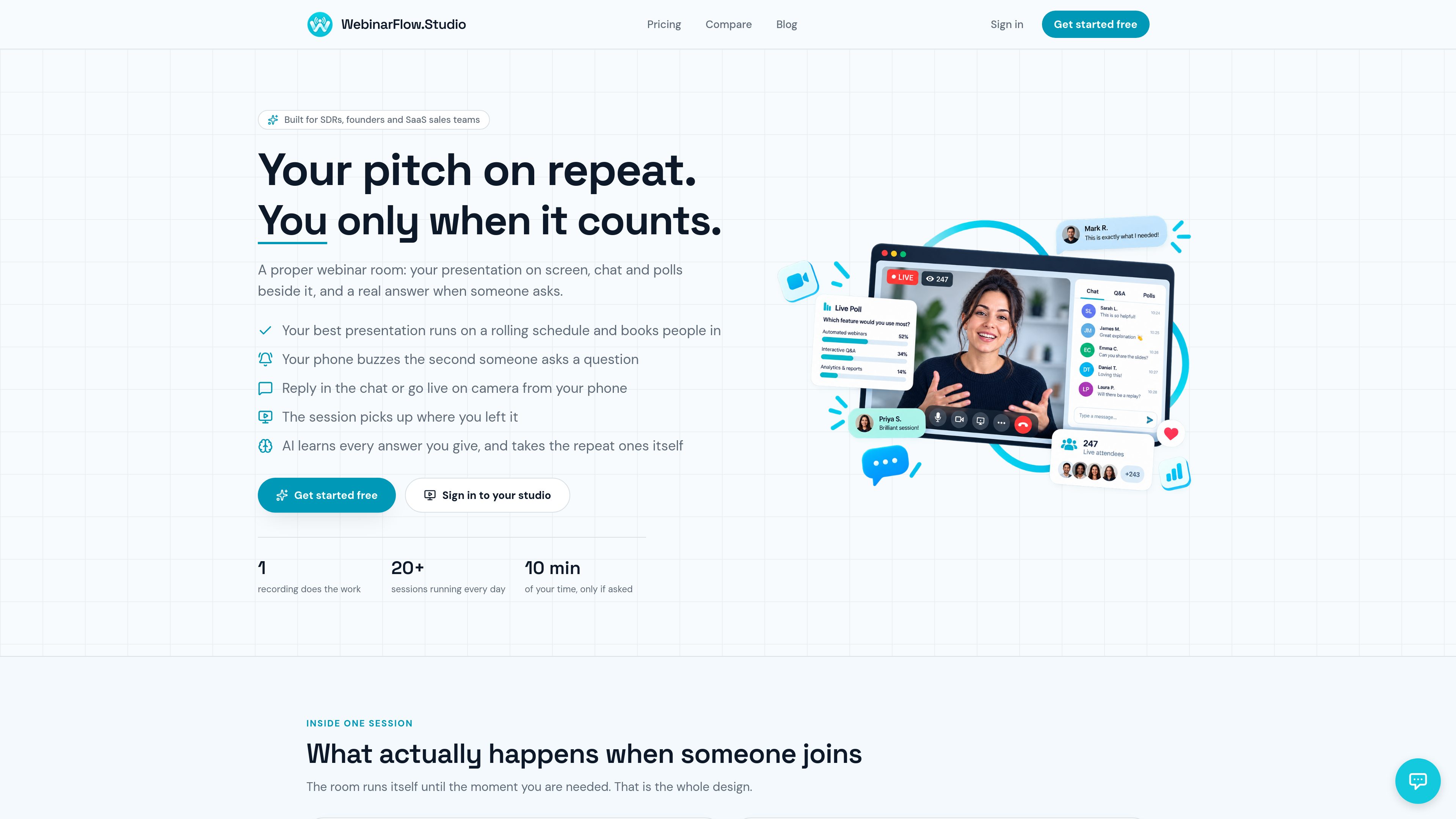 WebinarFlow preview