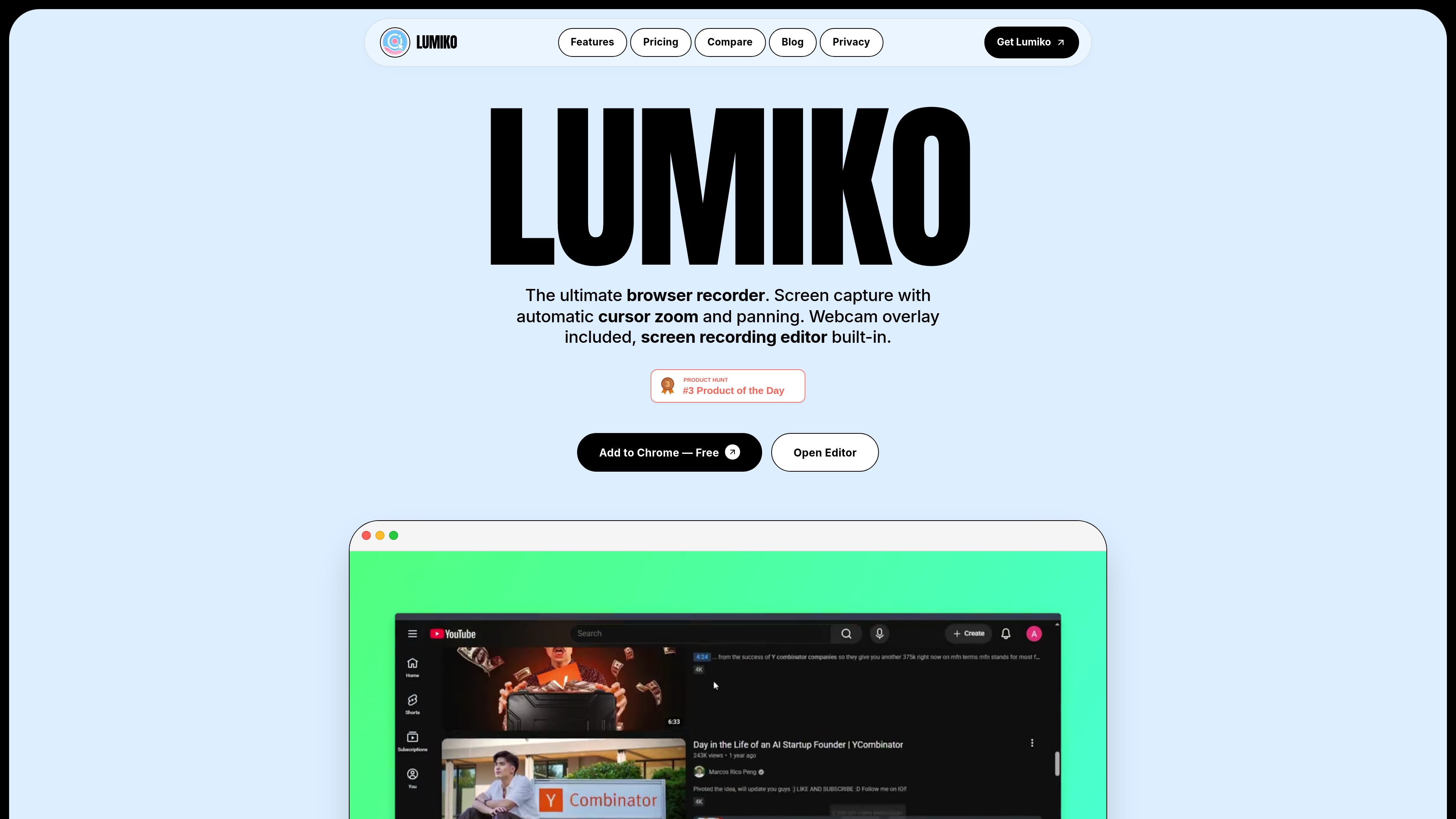Lumiko preview