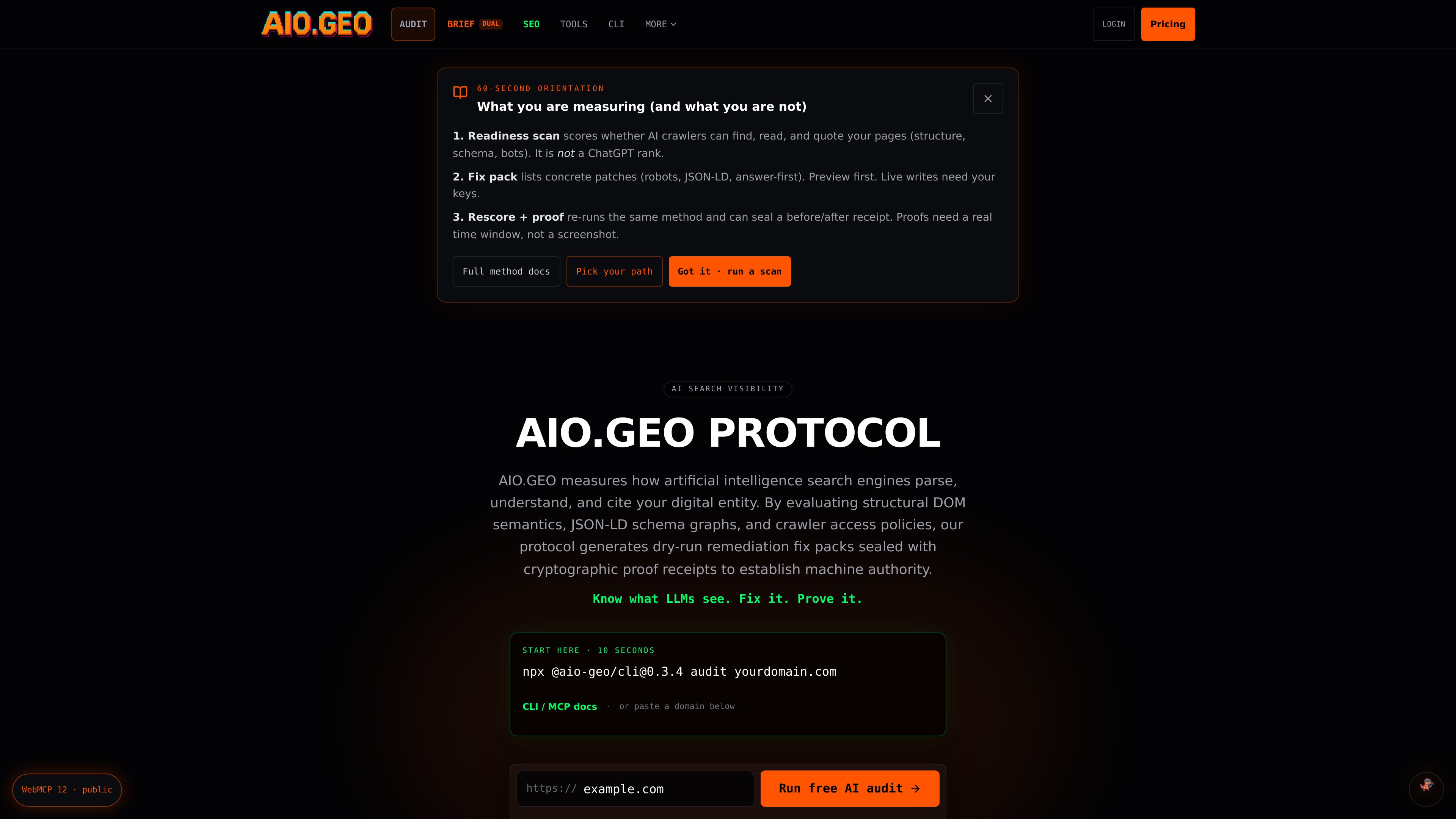 AIO.GEO preview