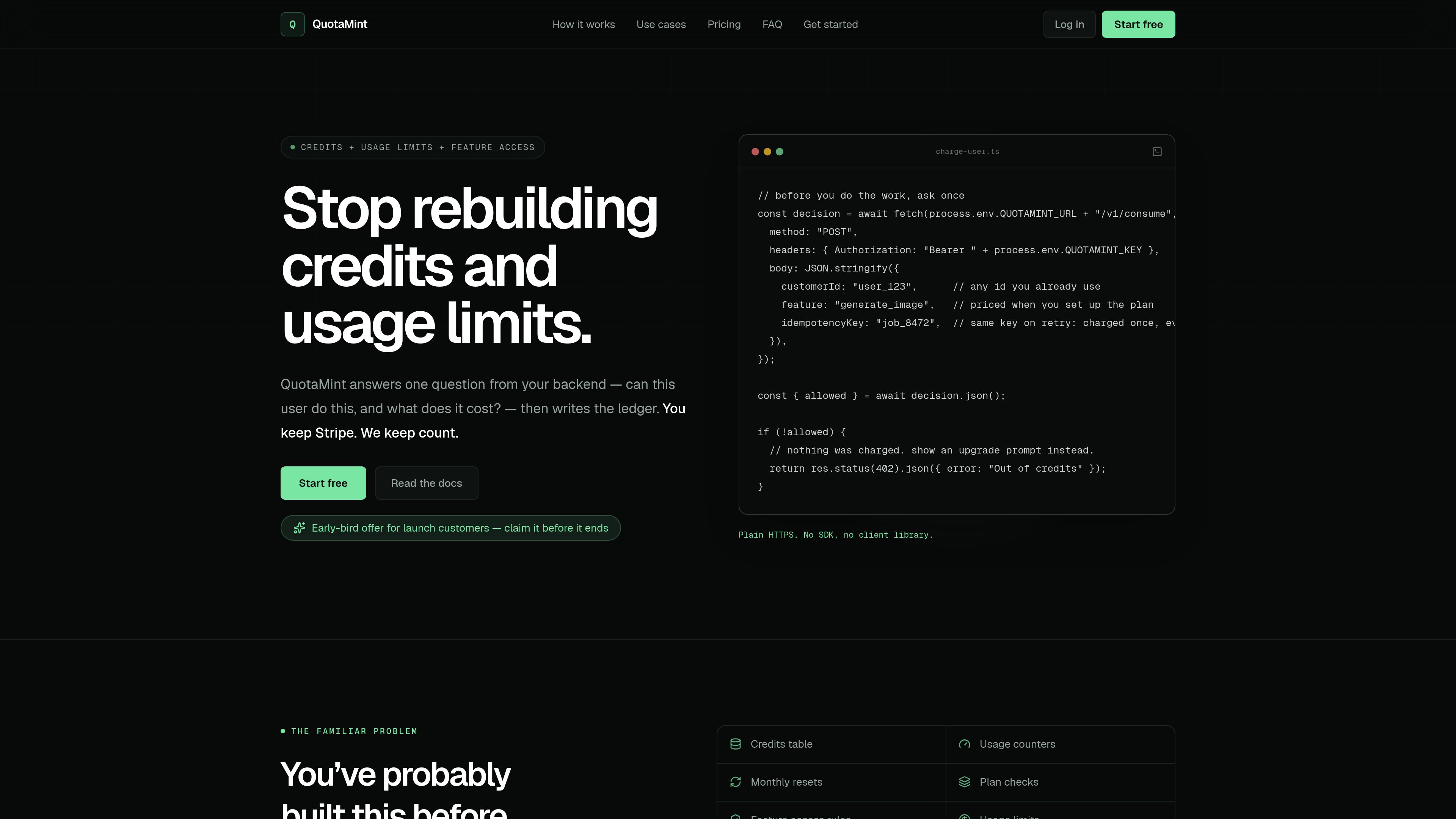 QuotaMint preview
