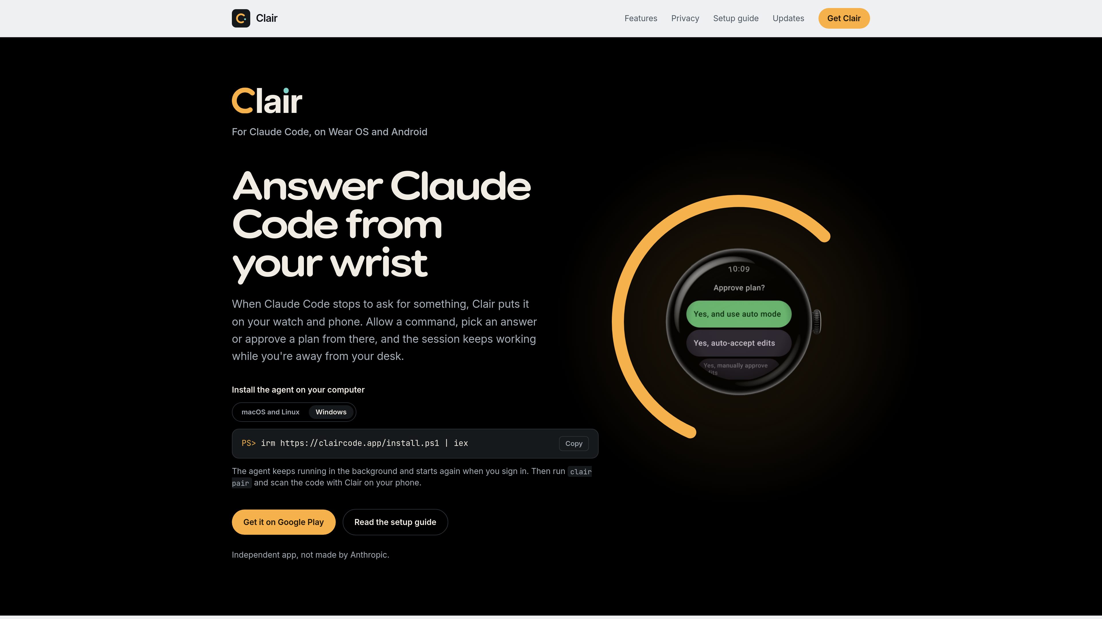 Clair preview