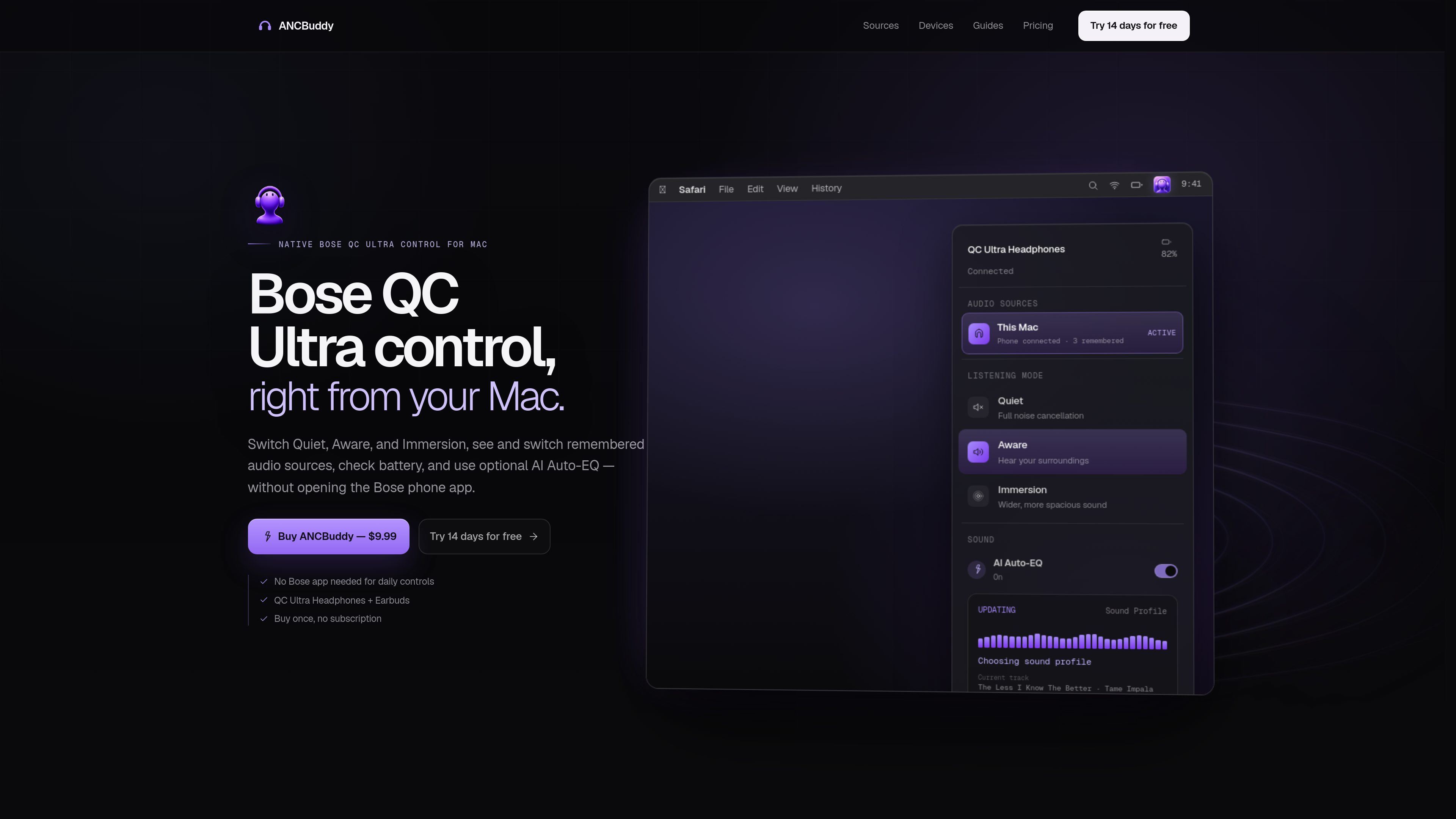 ANCBuddy preview