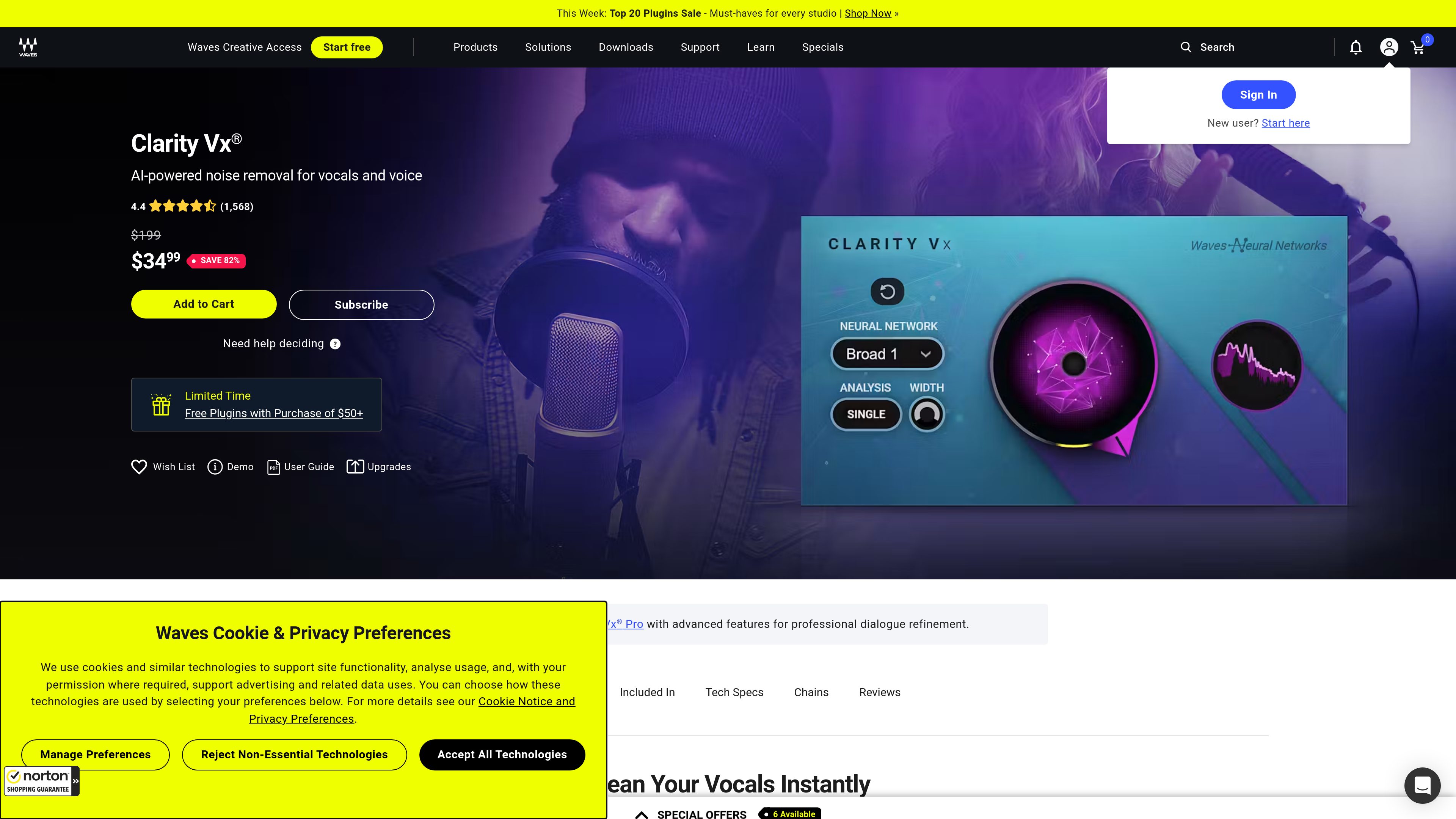 Clarity Vx preview