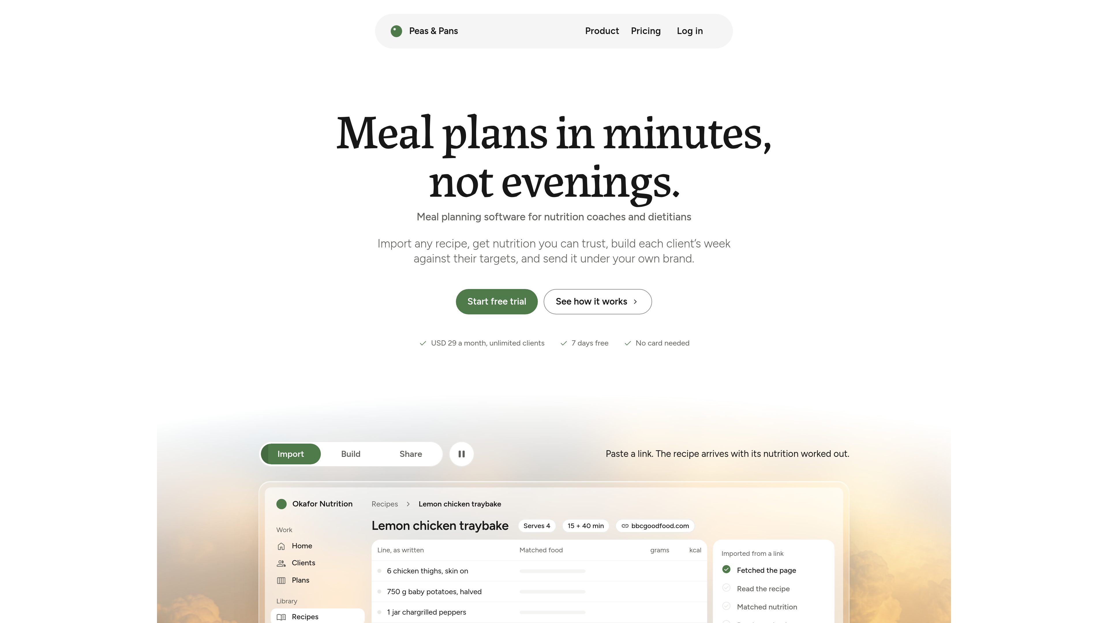 Peas & Pans preview