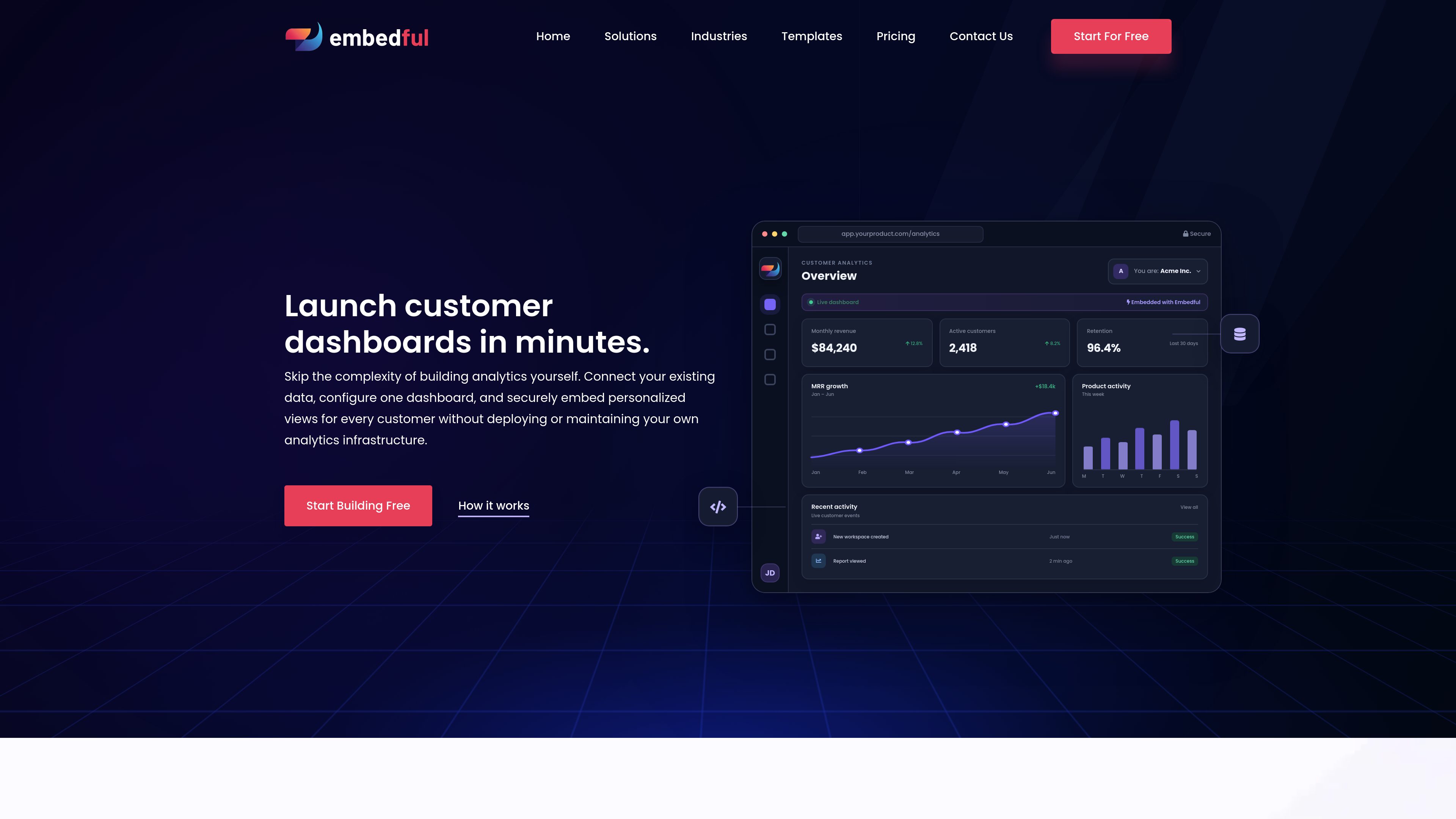 Embedful preview