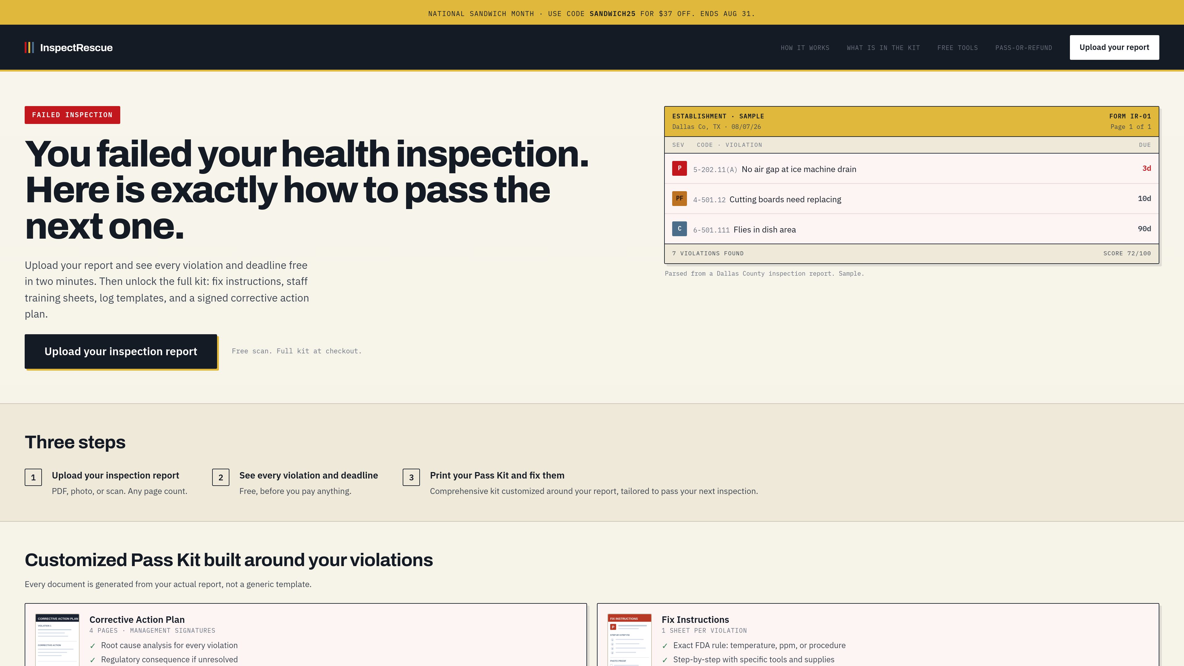 InspectRescue preview