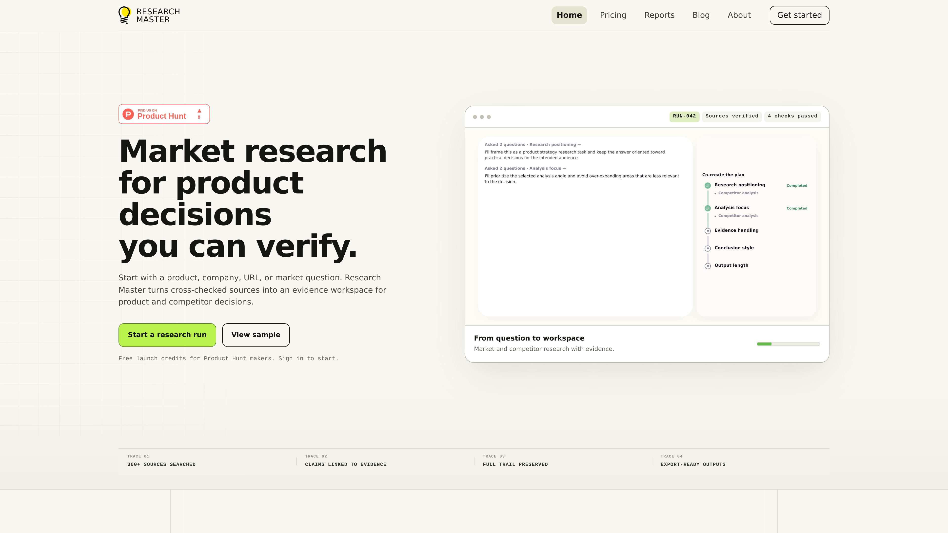 Research Master preview