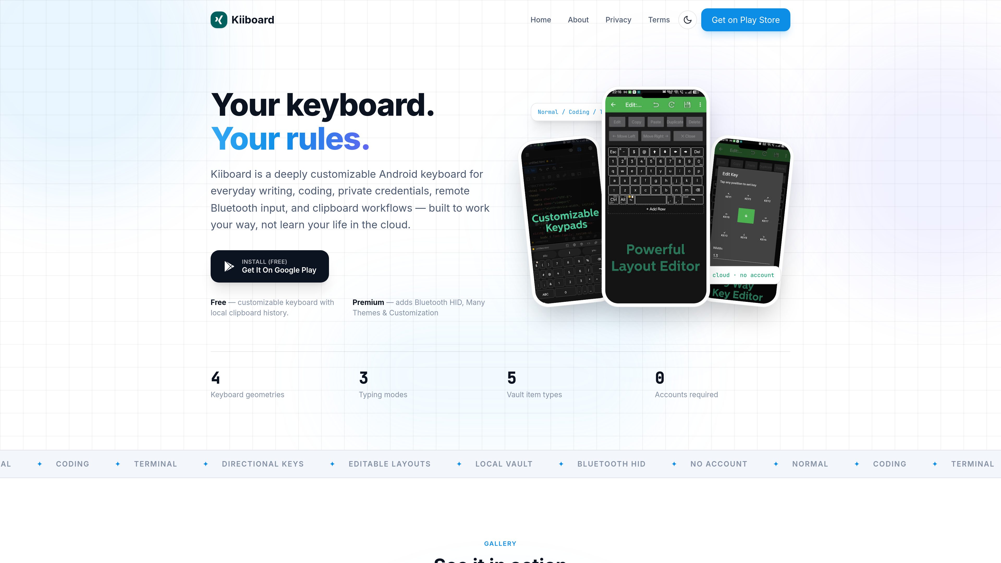 Kiiboard preview