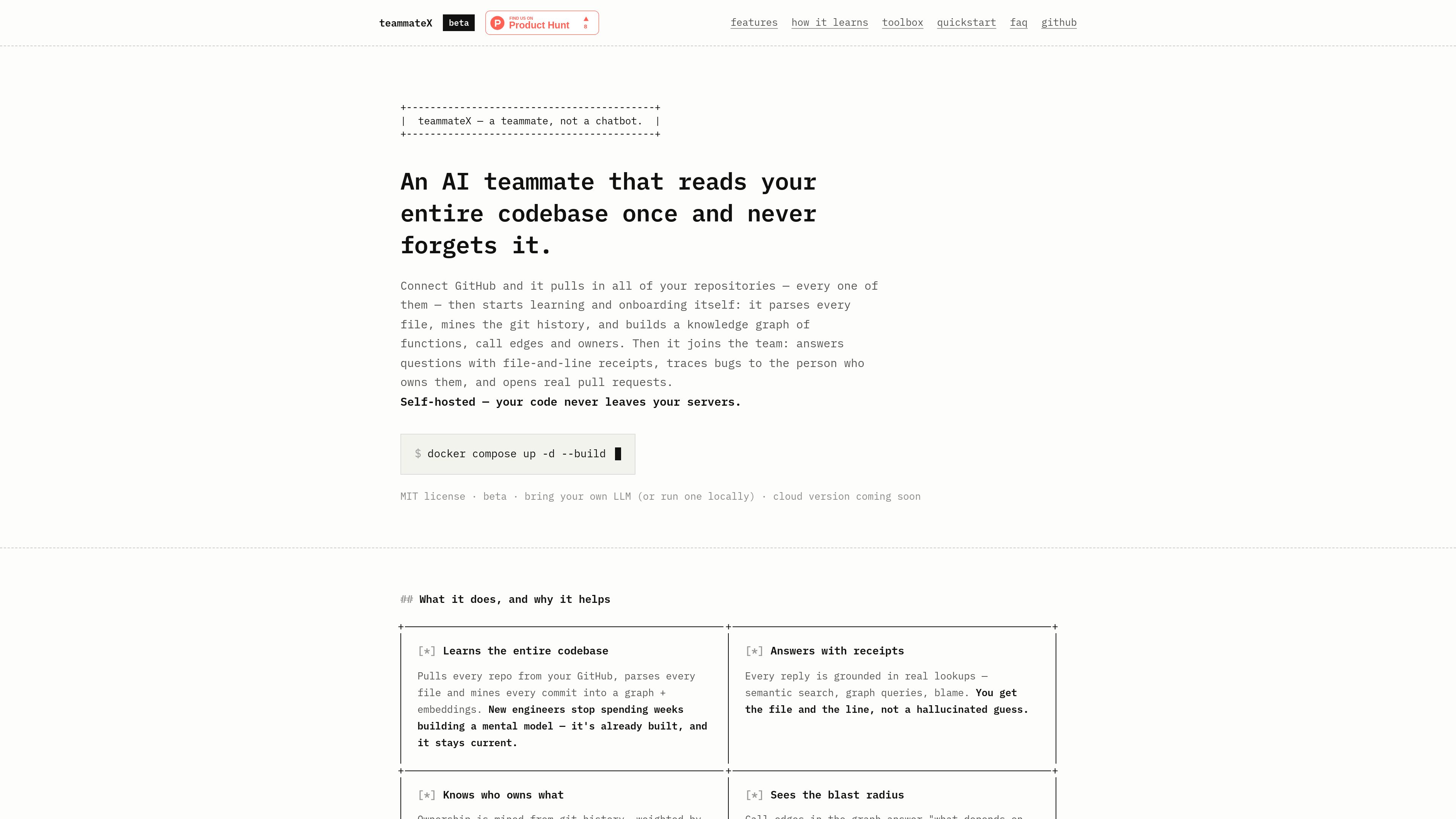 TeammateX preview