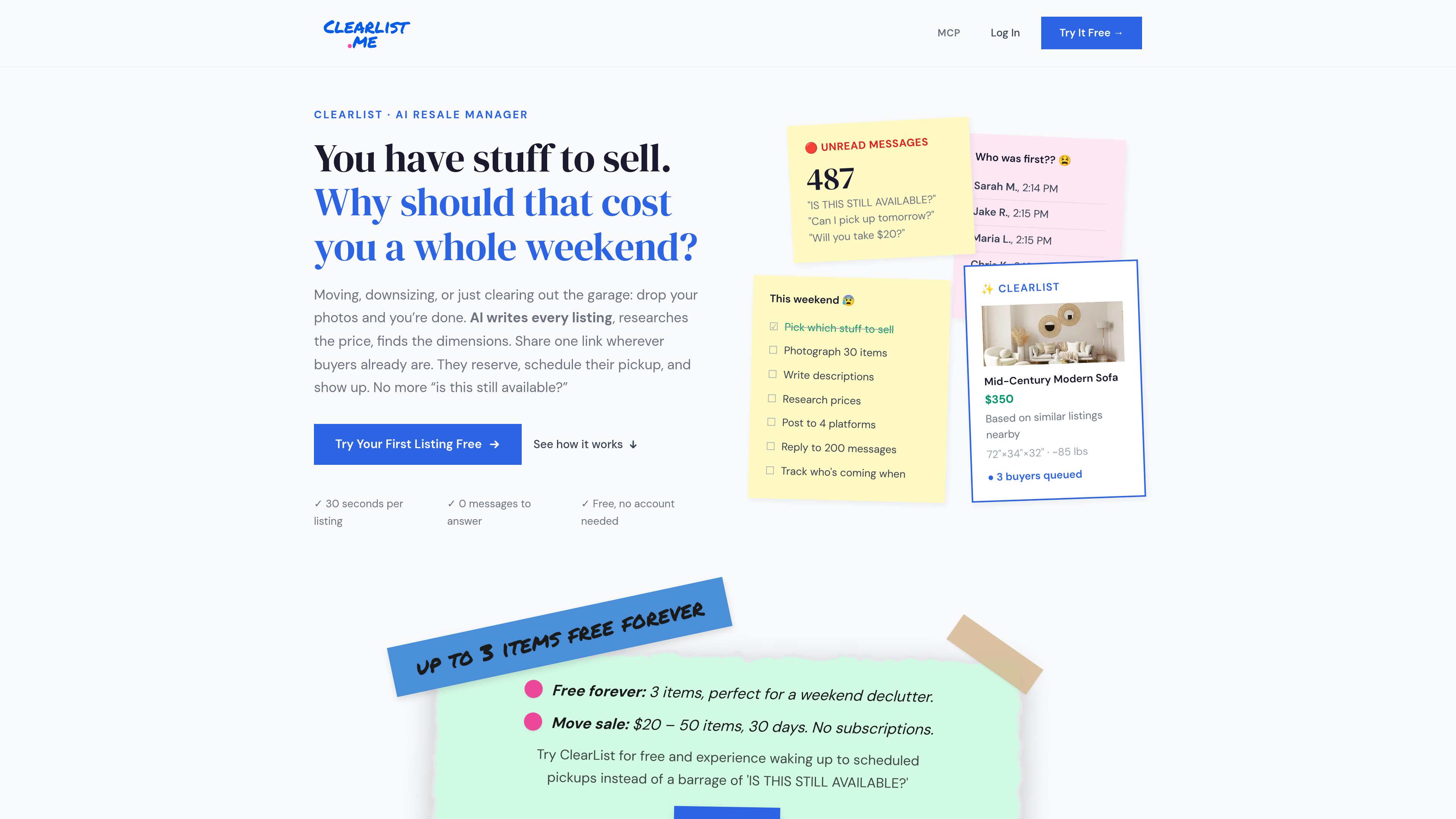 ClearList preview