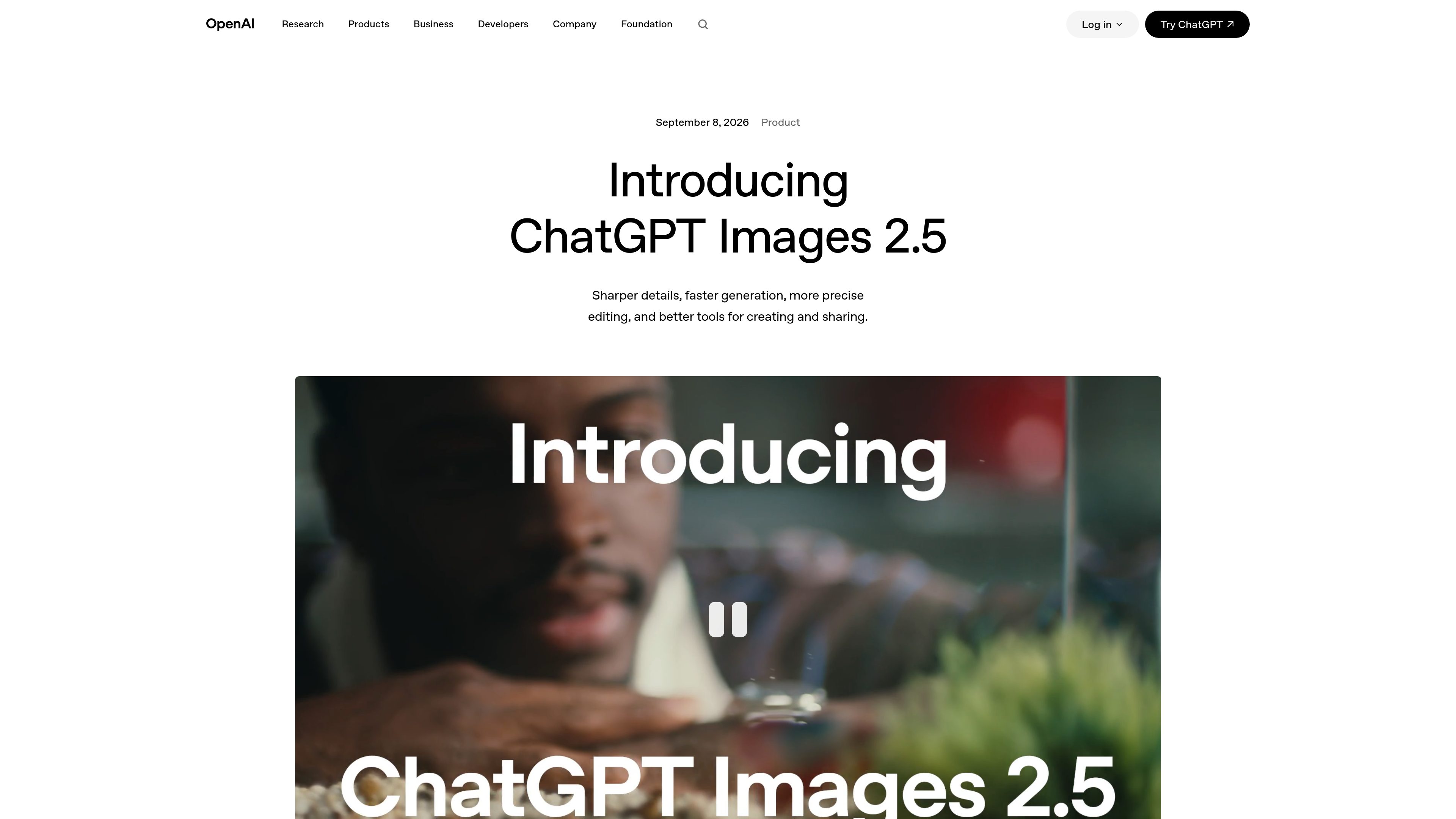 ChatGPT Images 2.5 preview