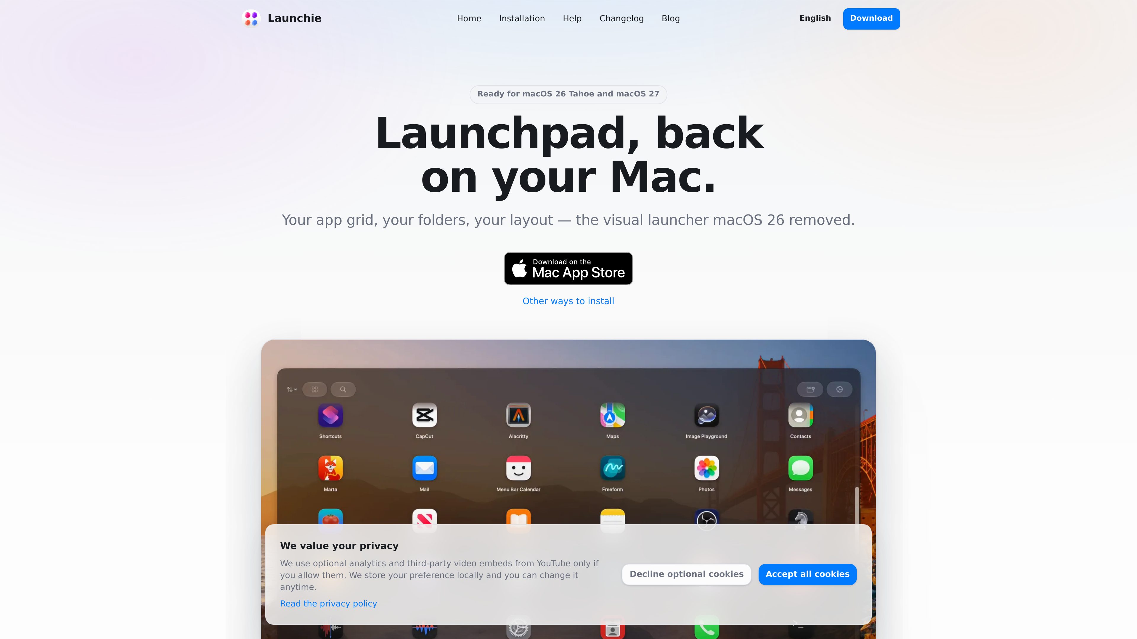 Launchie preview
