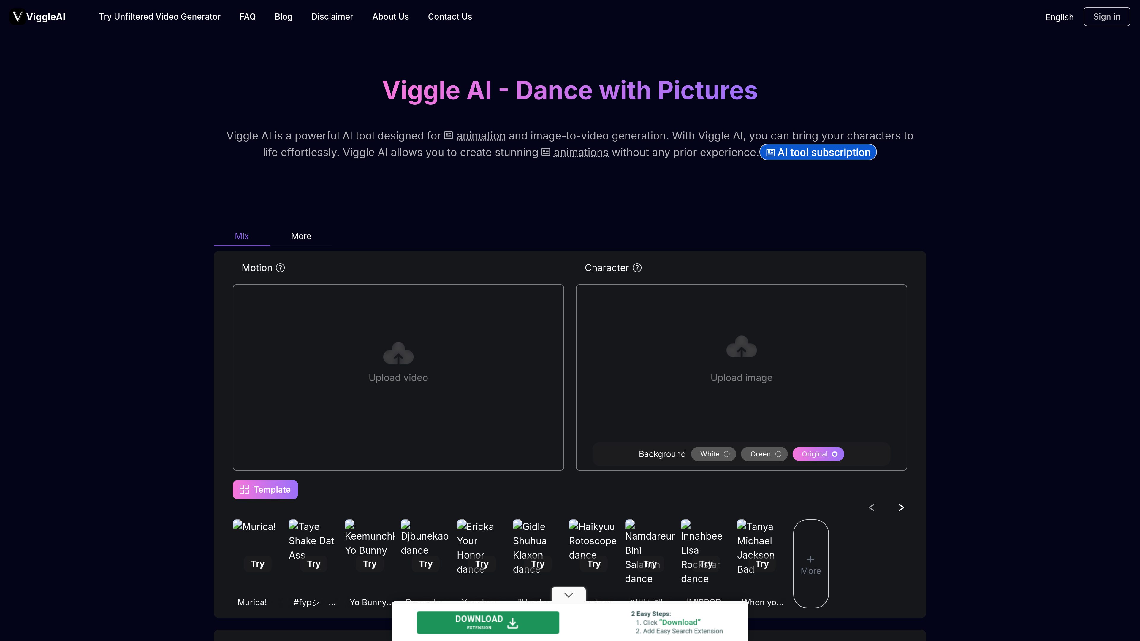 Viggle AI preview
