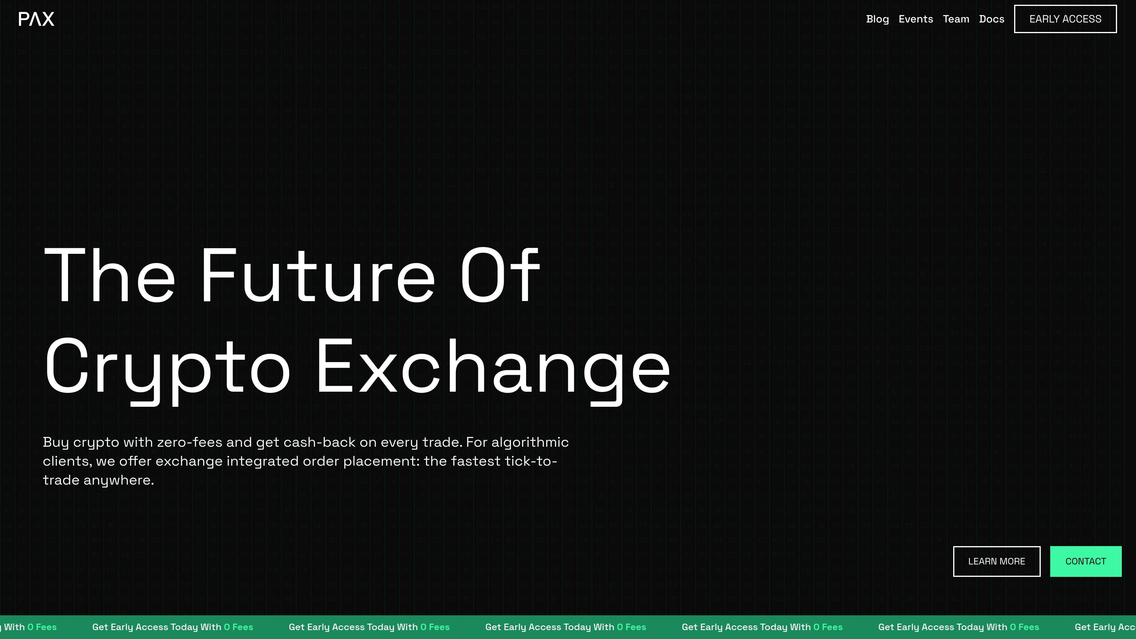 PAX Markets preview
