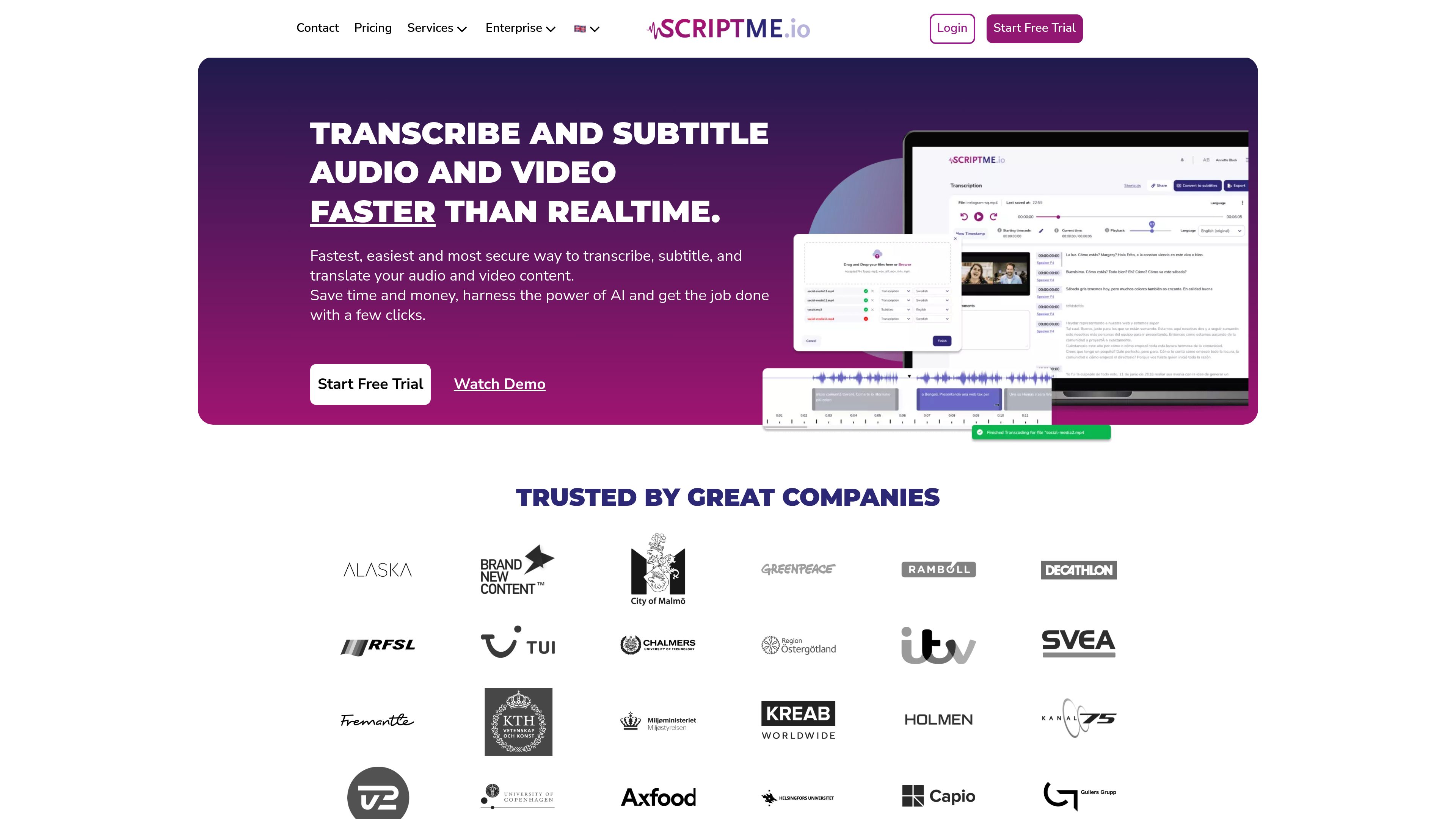 ScriptMe preview