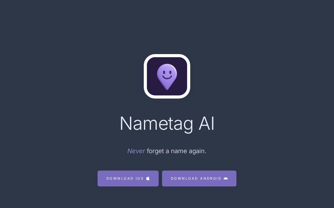 Nametag AI logo
