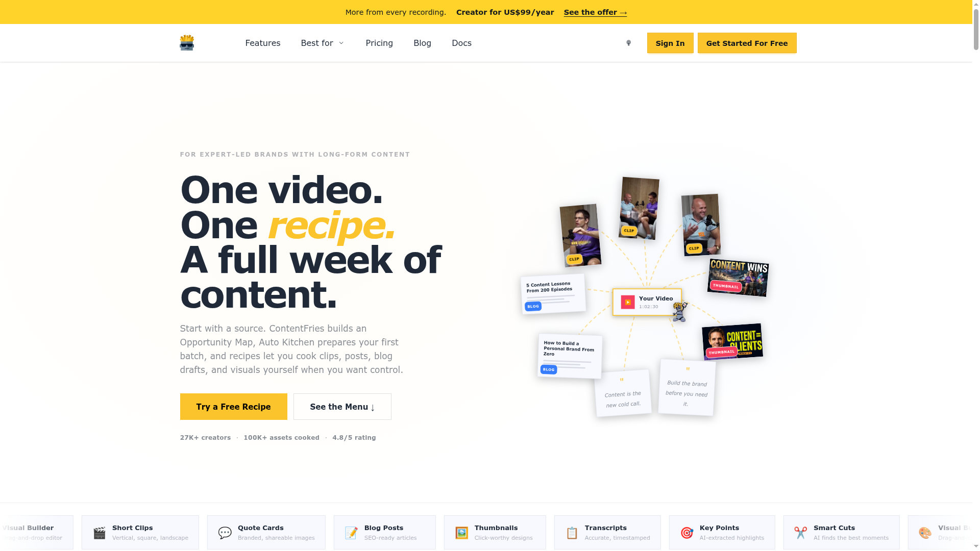 ContentFries preview