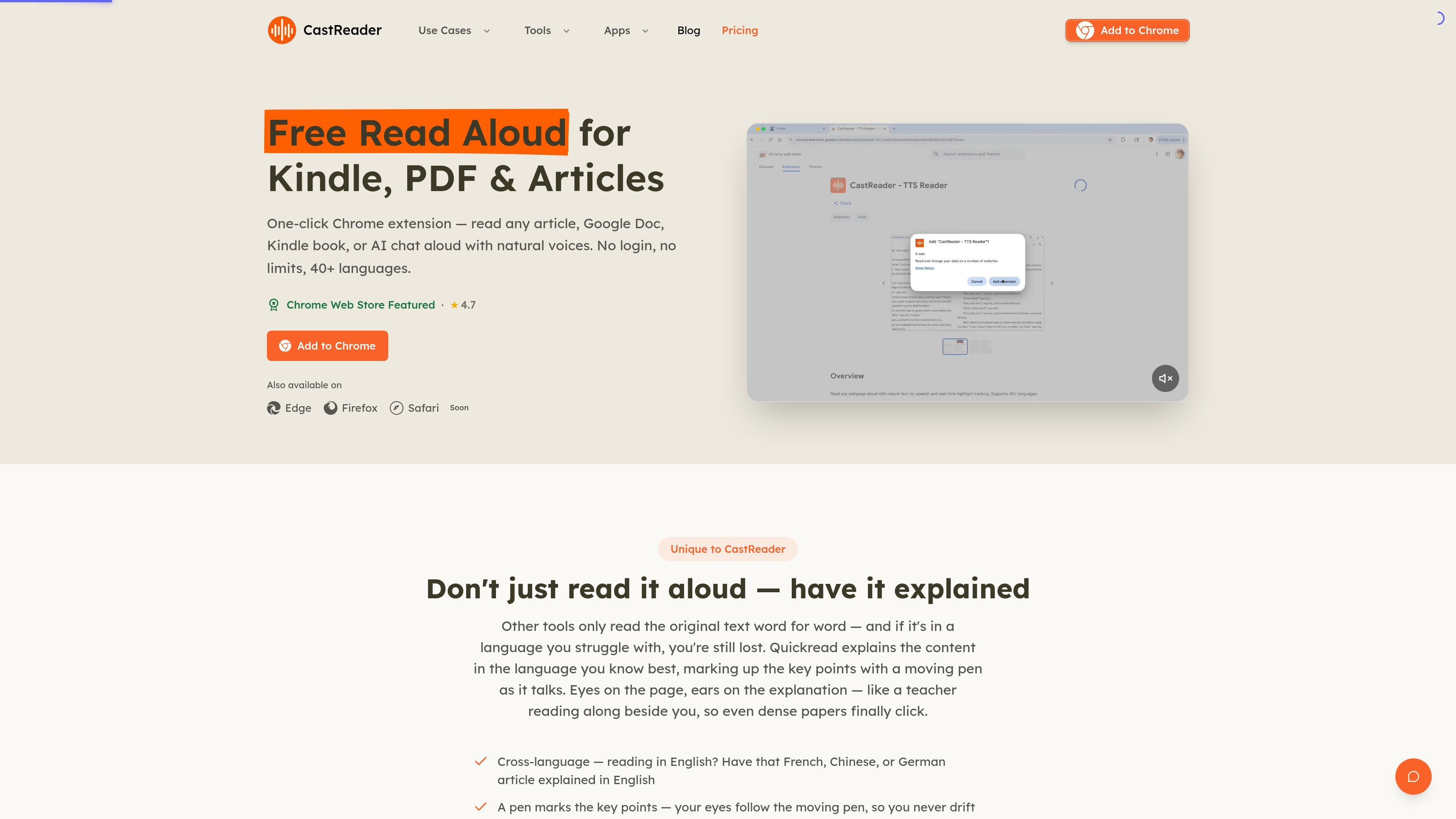CastReader