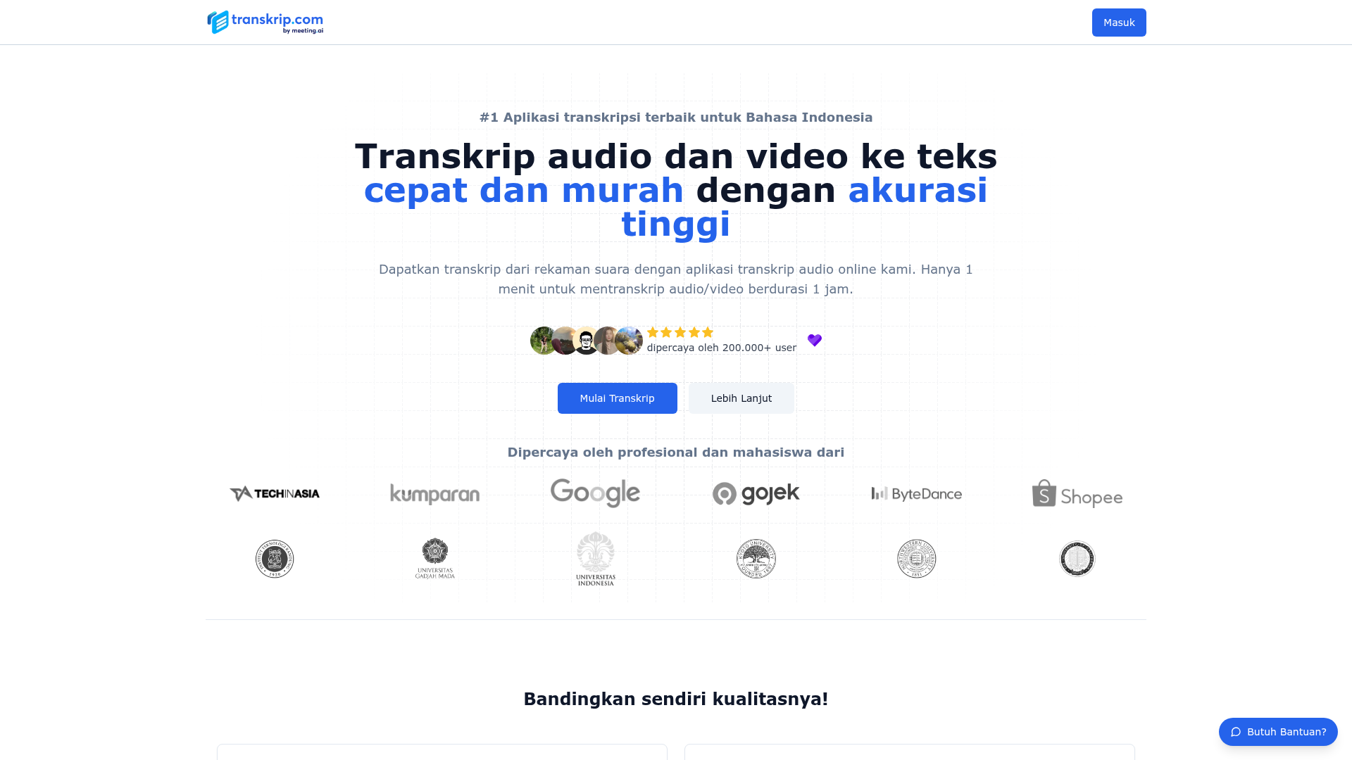 Transkrip.com preview
