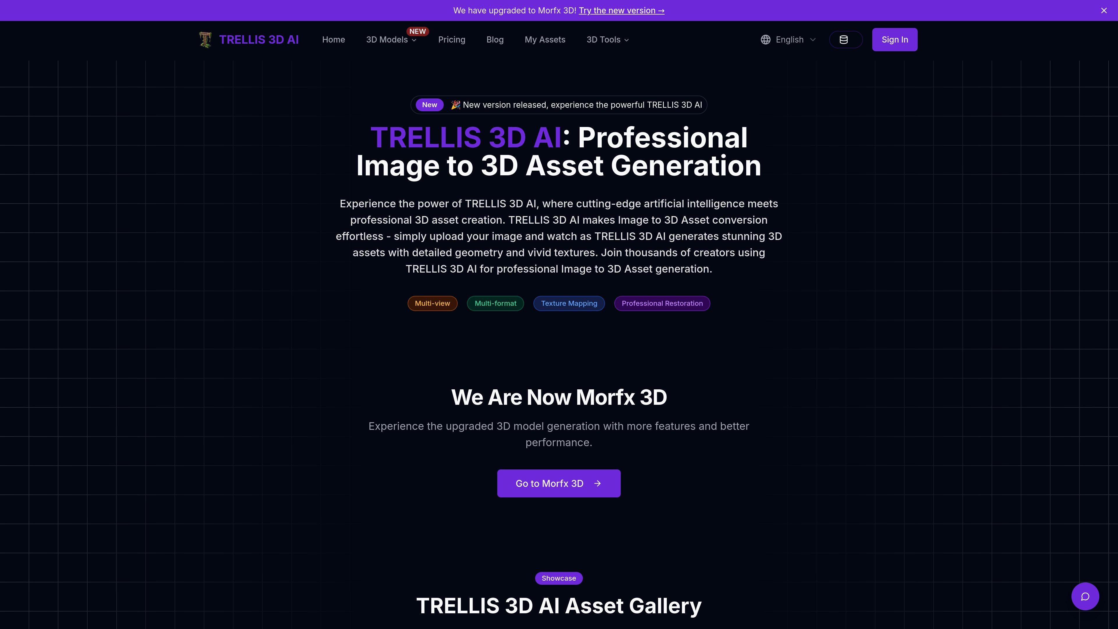 TRELLIS 3D AI