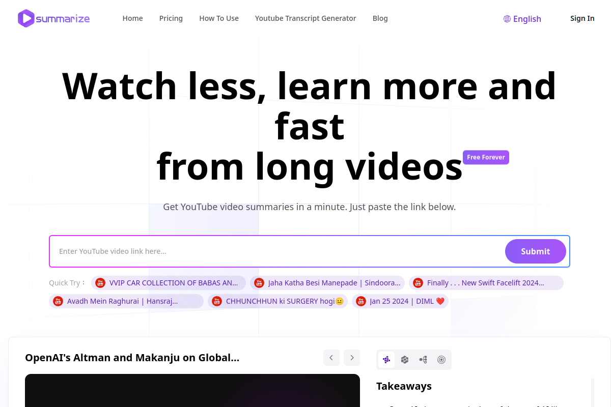 Summarize.ing preview