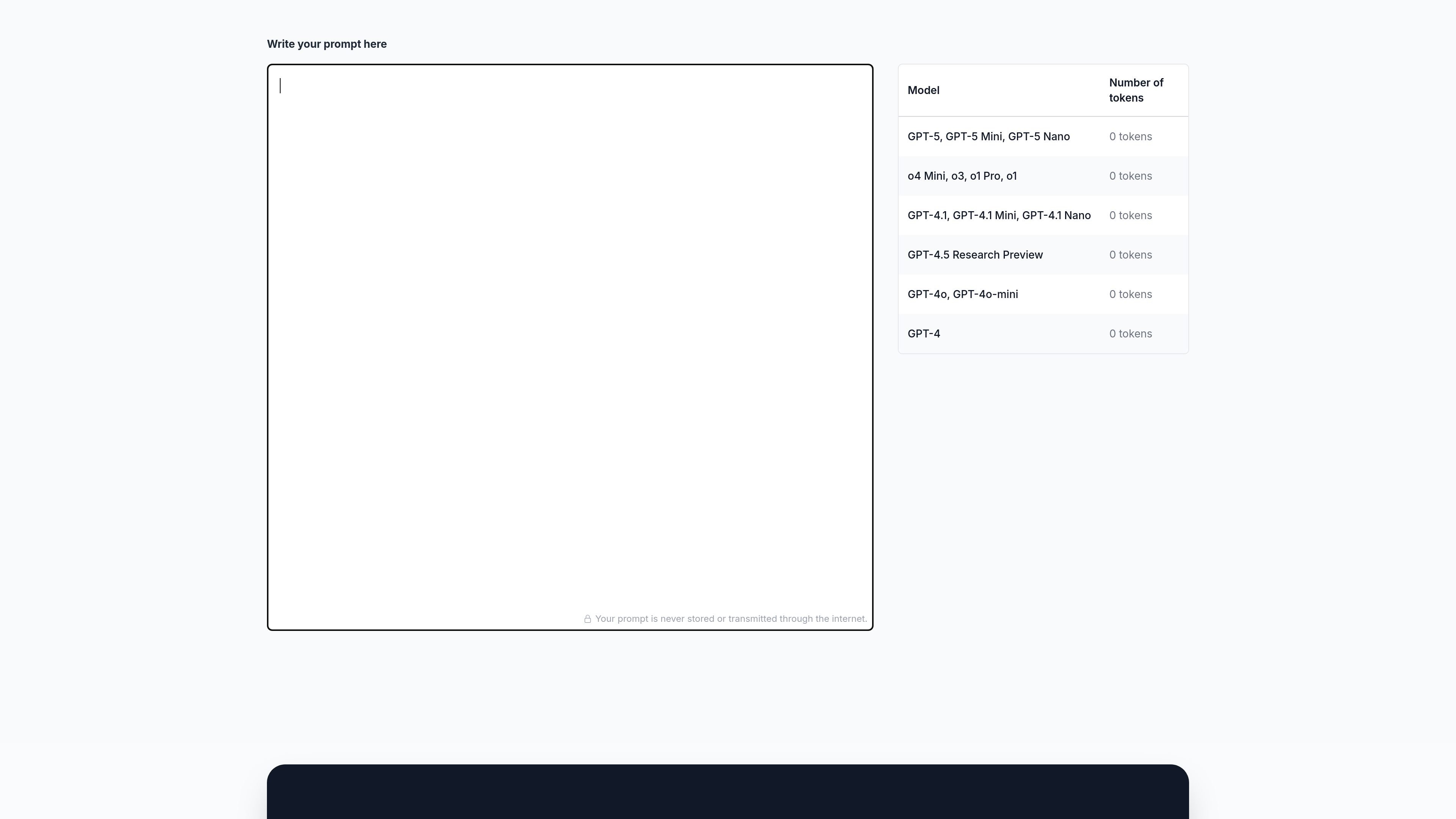 Prompt Token Counter