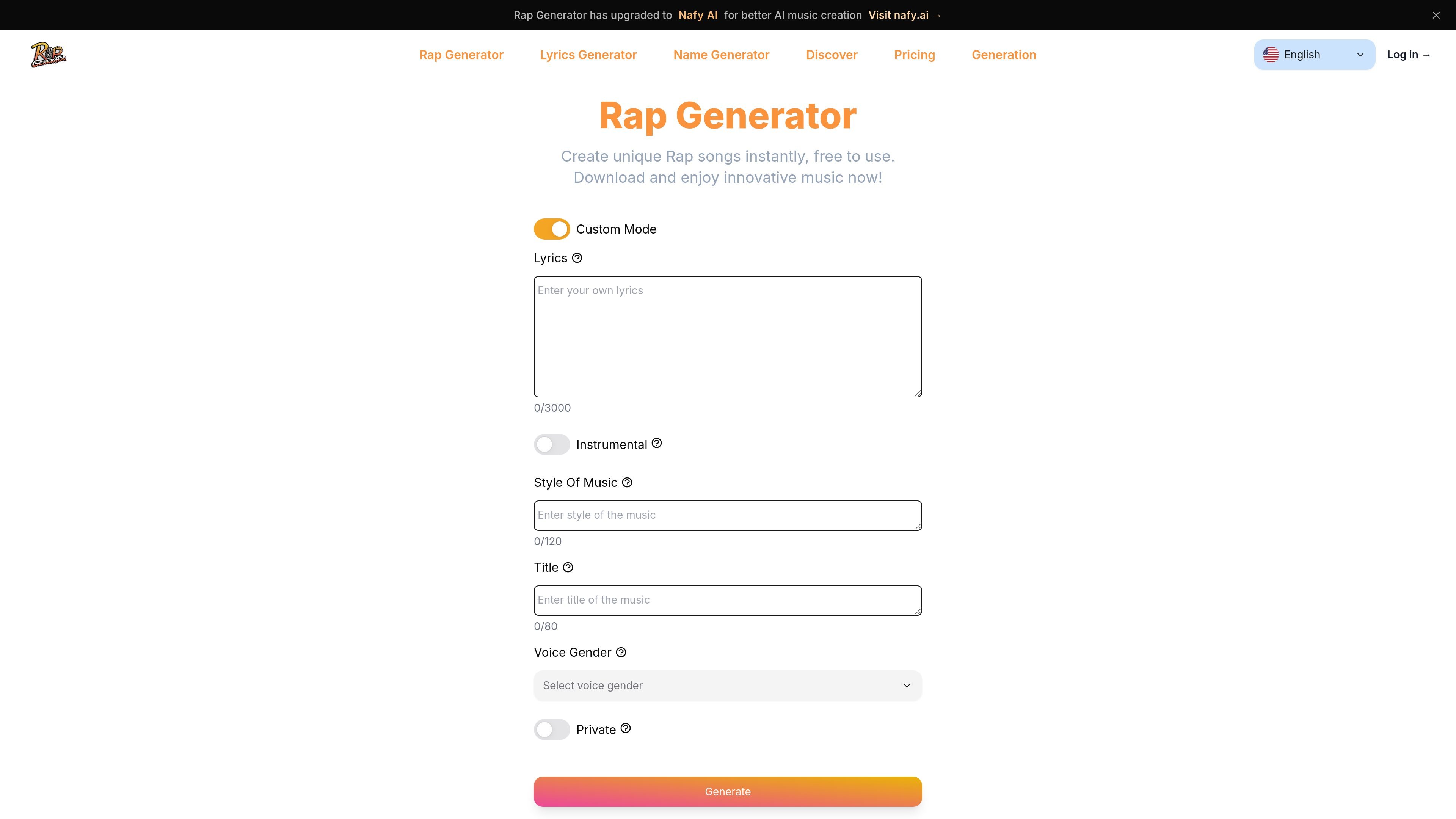 Rap Generator