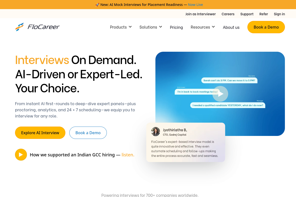 FloCareer preview