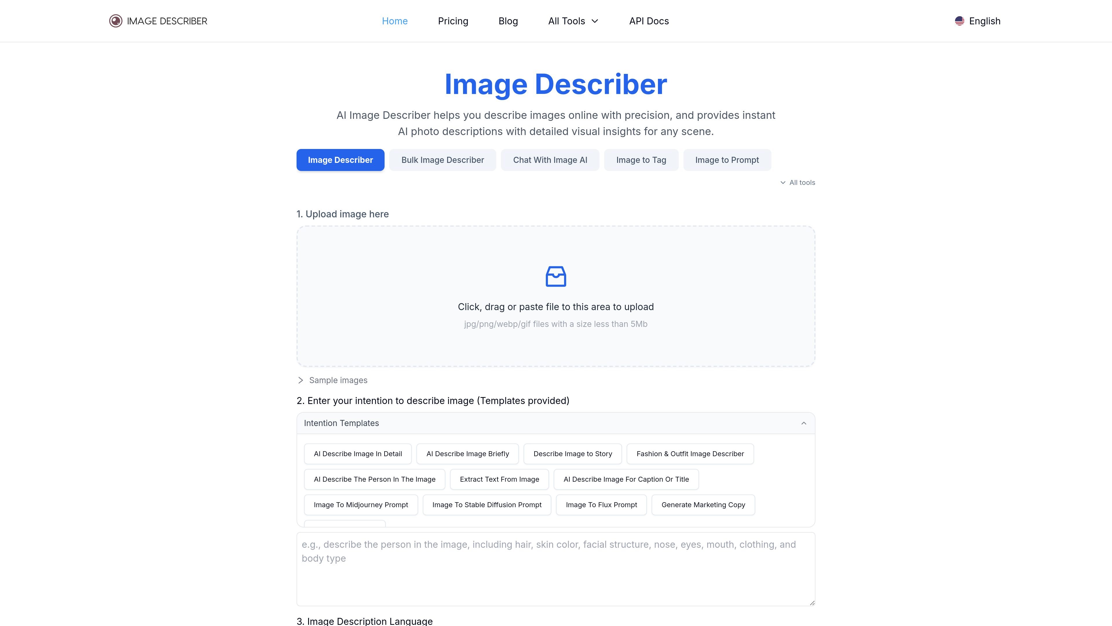 Image Describer