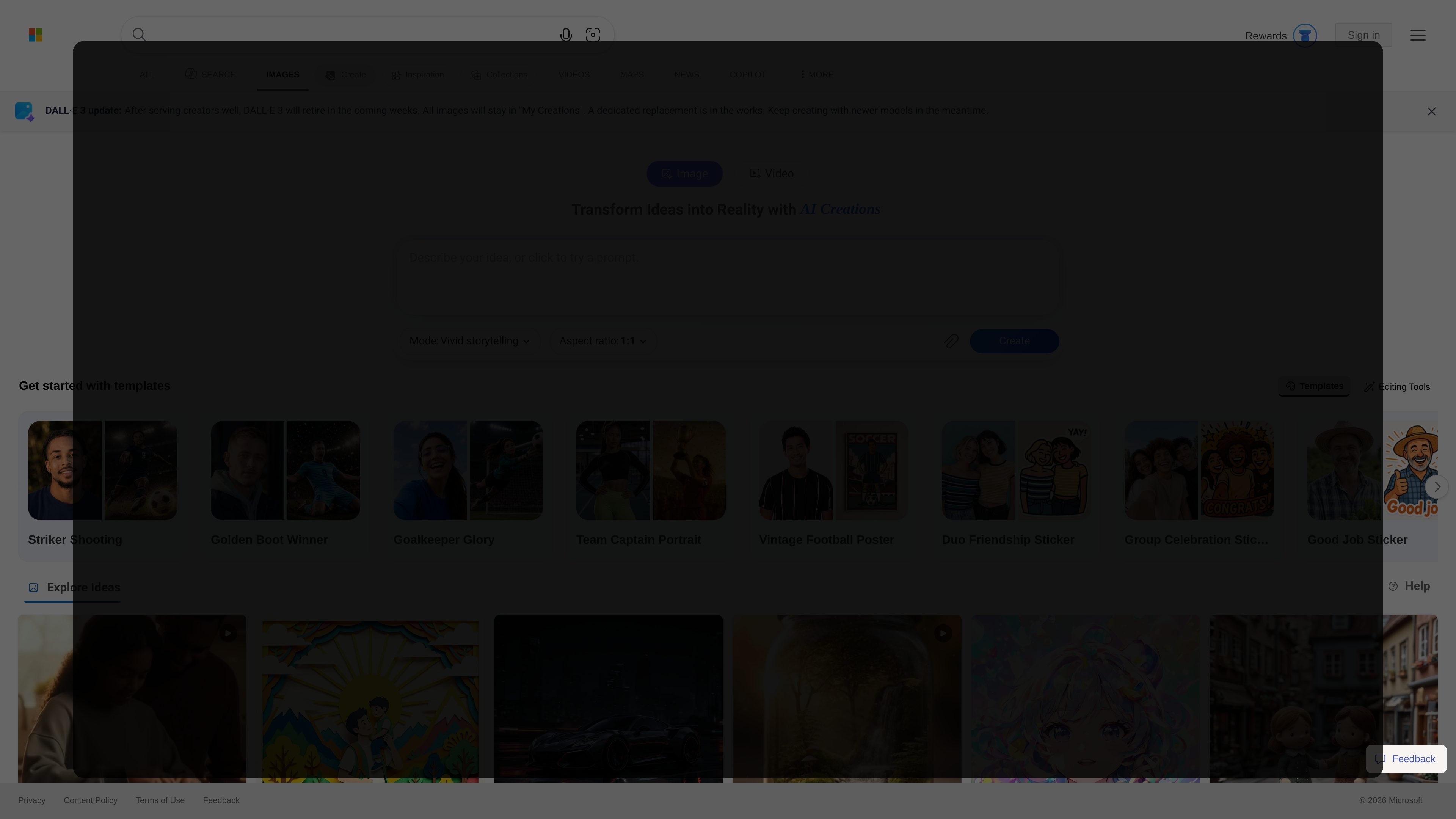 Bing Image Creator