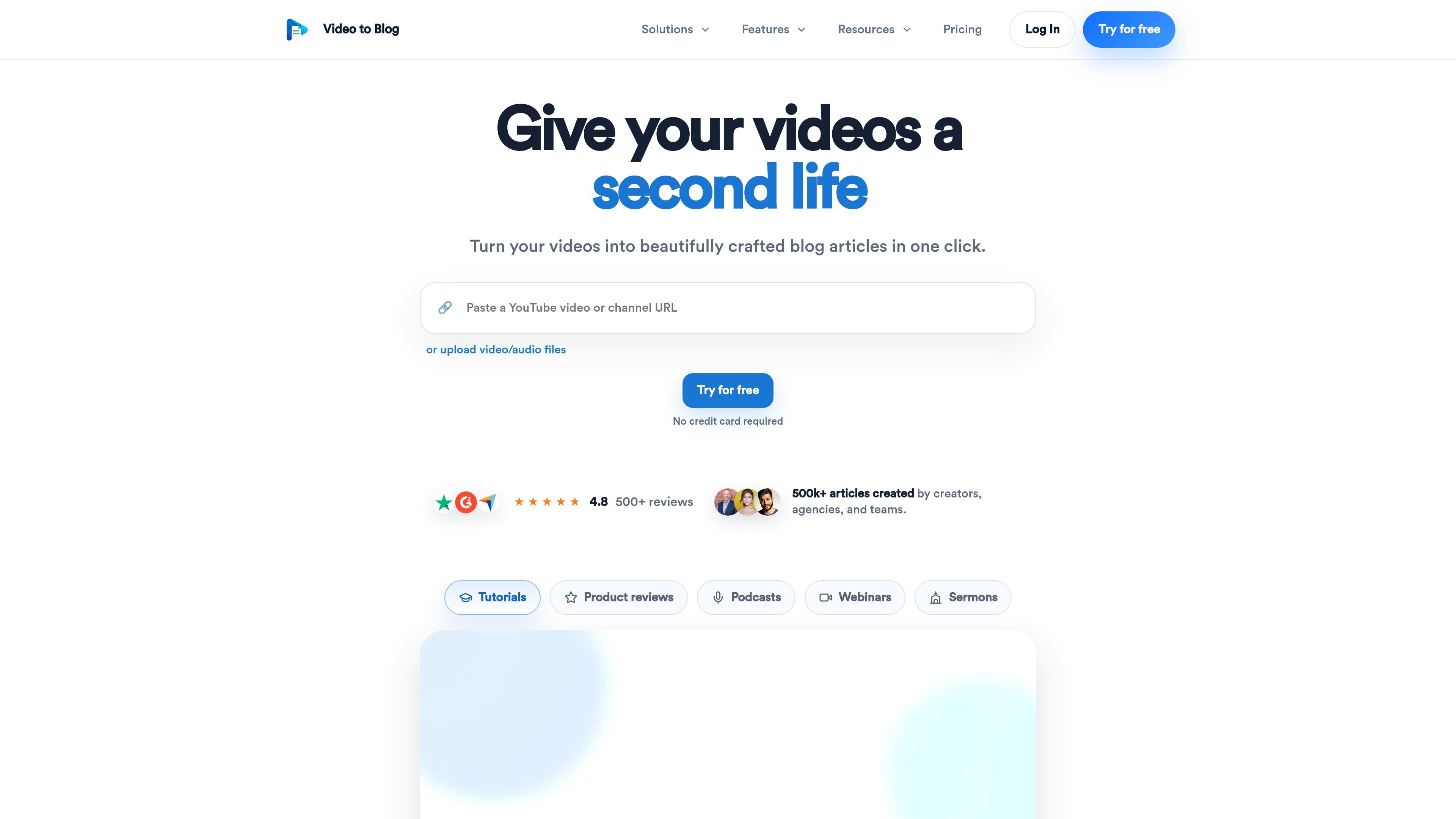 Video To Blog