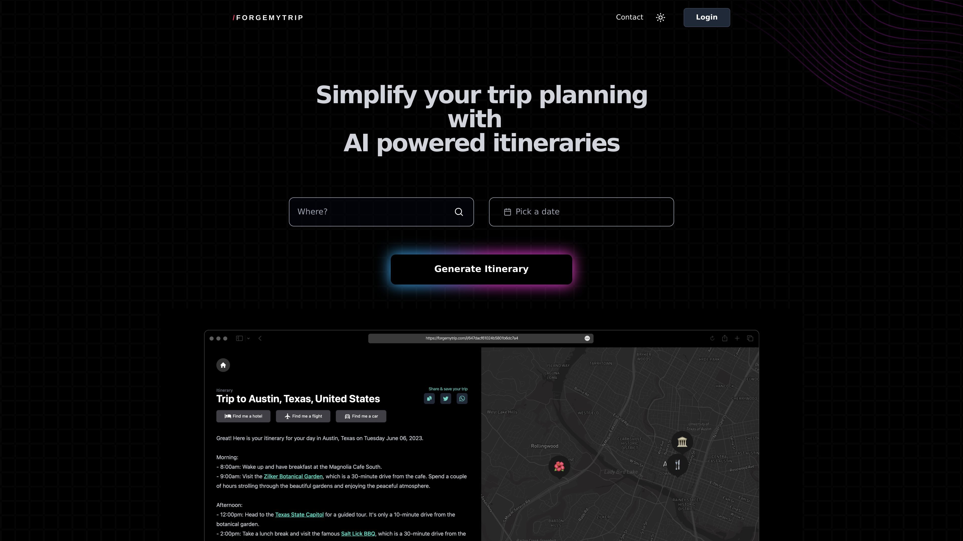 Forgemytrip
